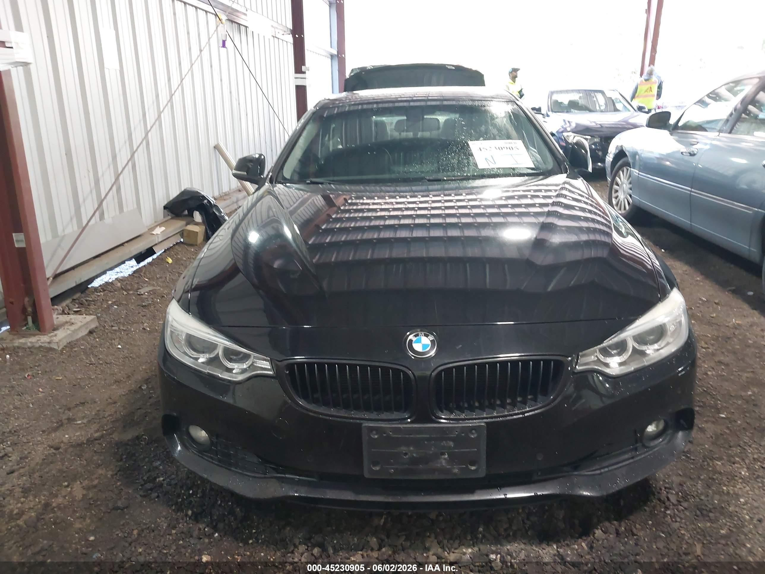 2014 Bmw 428i Xdrive Black vin: WBA3N9C50EF722483