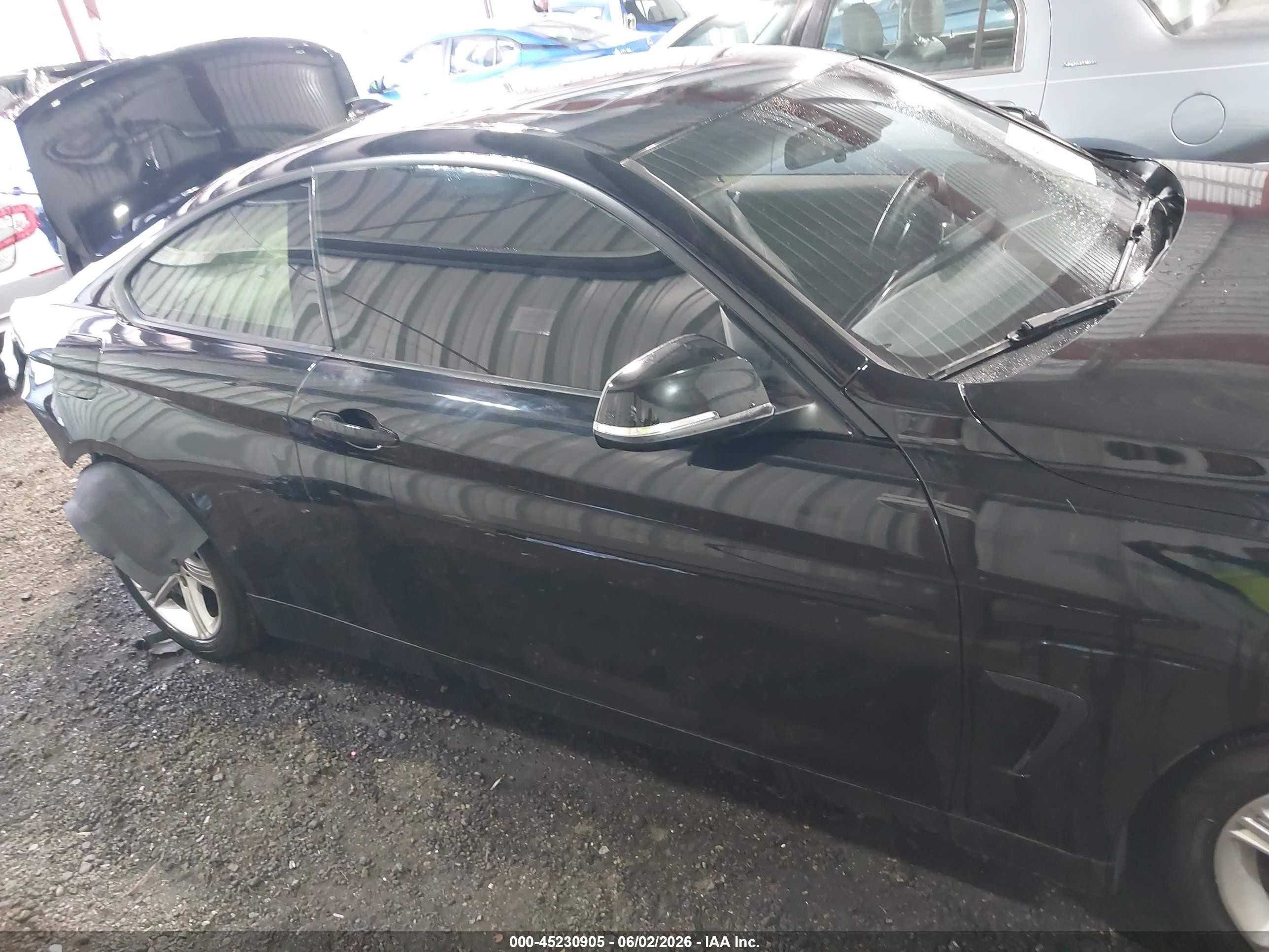 2014 Bmw 428i Xdrive Black vin: WBA3N9C50EF722483