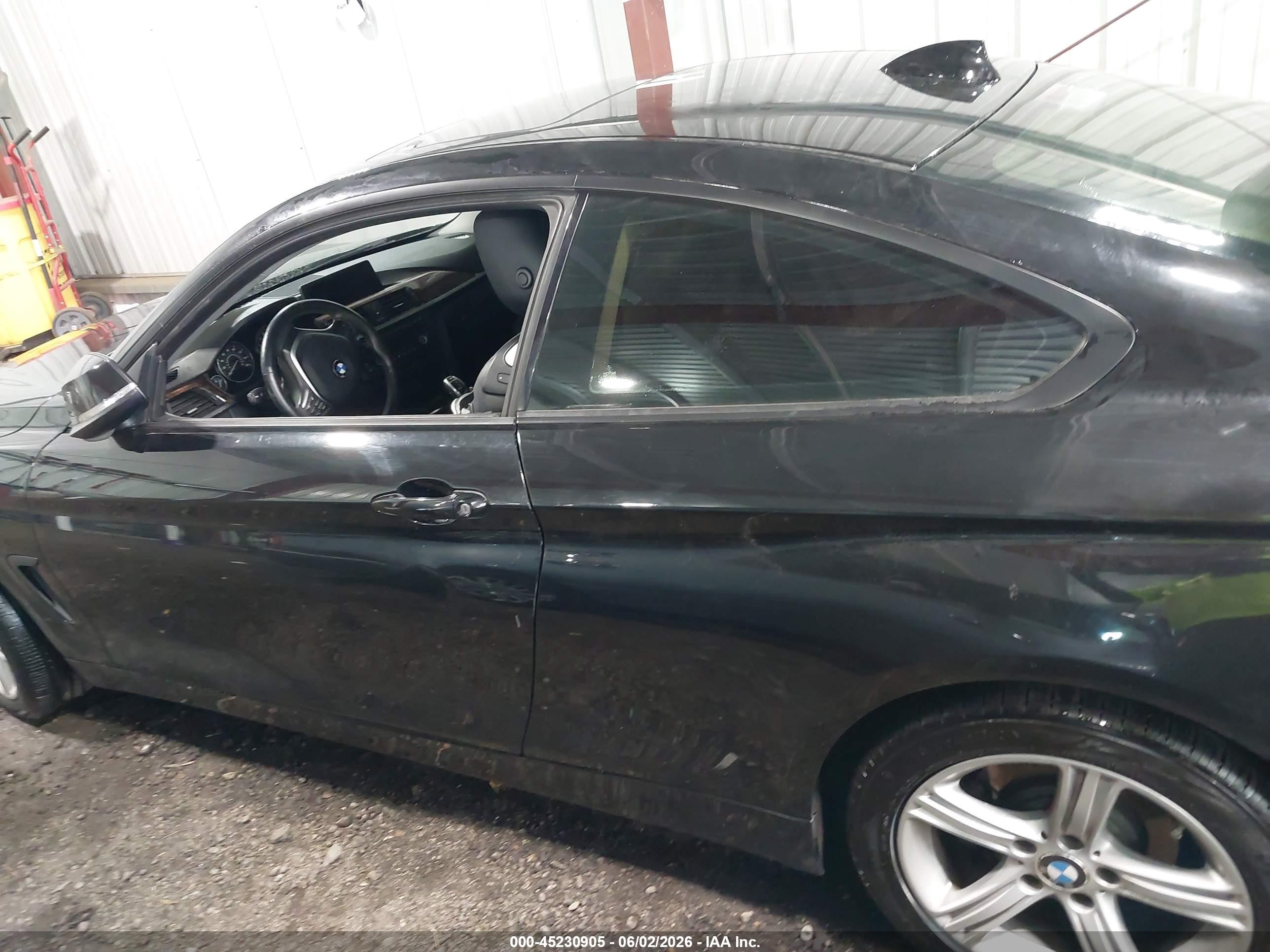 2014 Bmw 428i Xdrive Black vin: WBA3N9C50EF722483