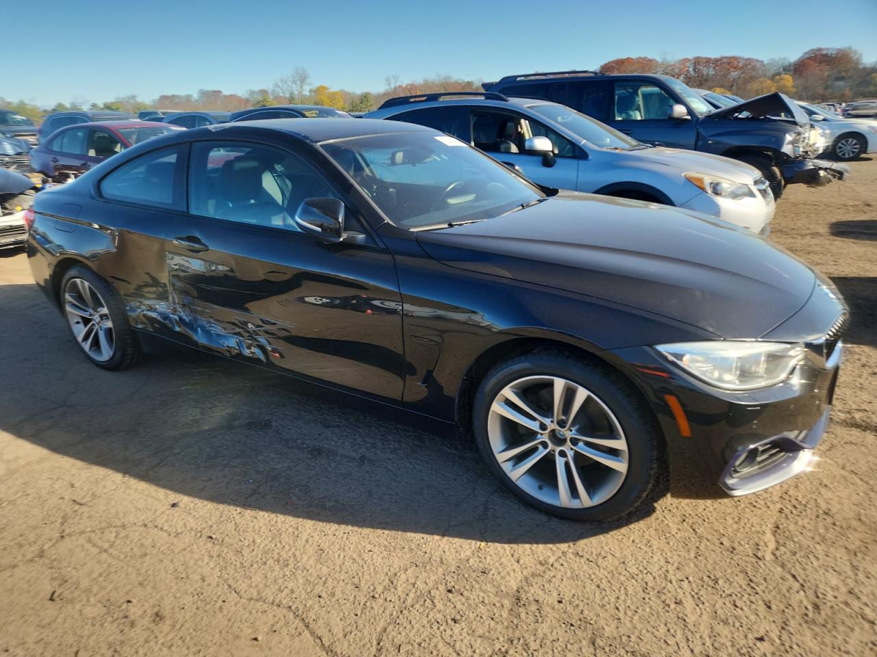 2014 Bmw 428 Xi Black vin: WBA3N9C50EK245061