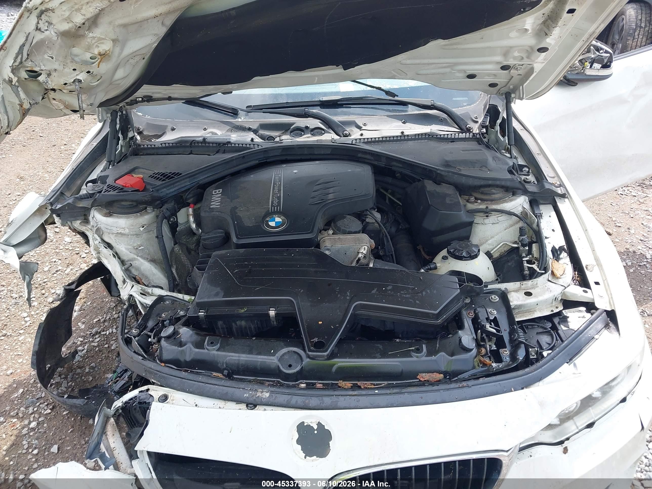 2014 Bmw 428i Xdrive White vin: WBA3N9C51EF721617