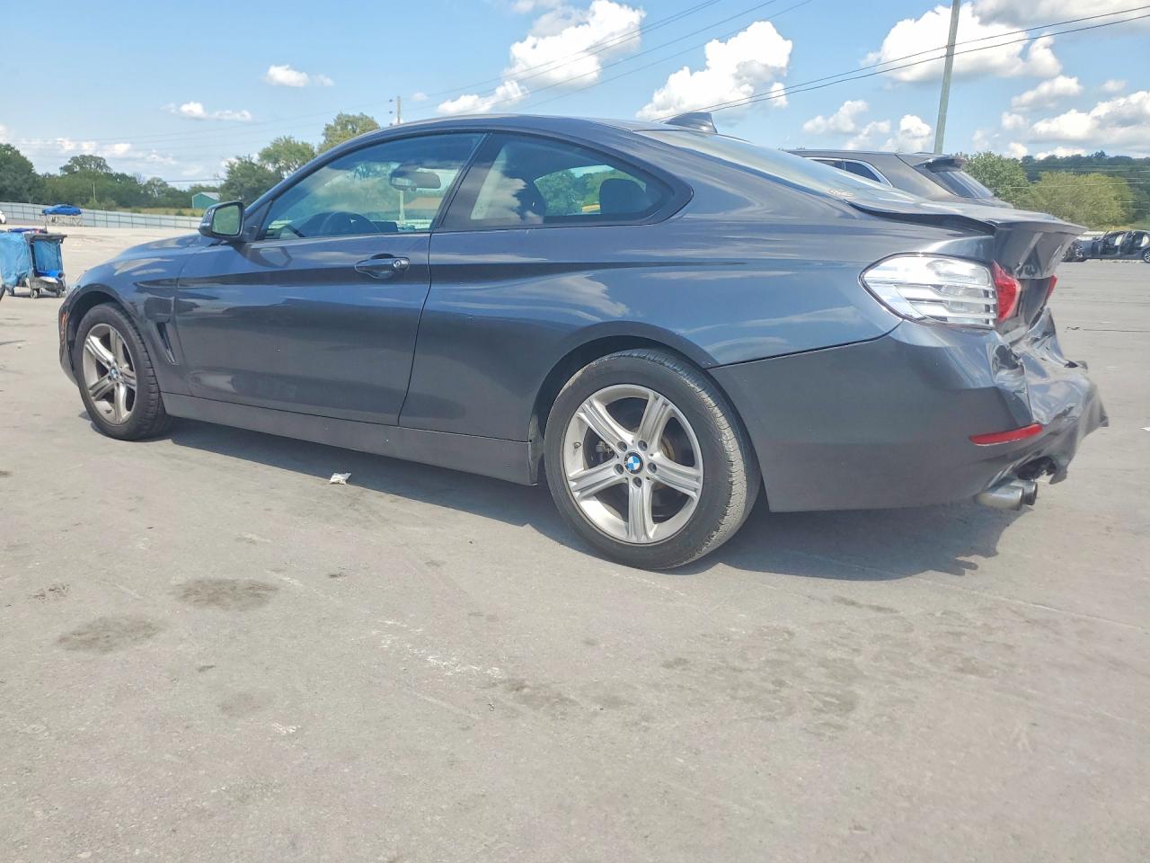 2015 Bmw 428 Xi Gray vin: WBA3N9C51FK247872