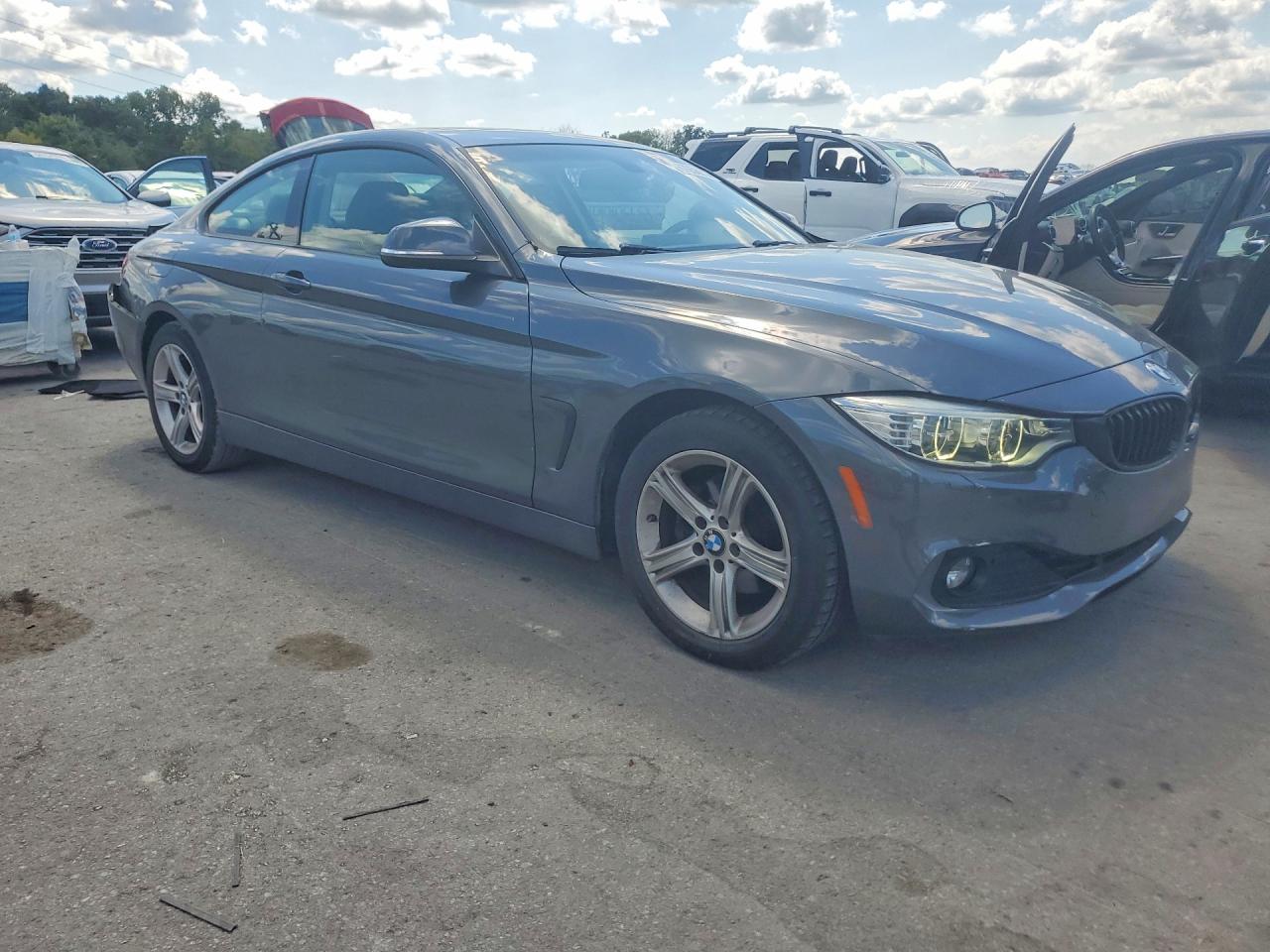2015 Bmw 428 Xi Gray vin: WBA3N9C51FK247872