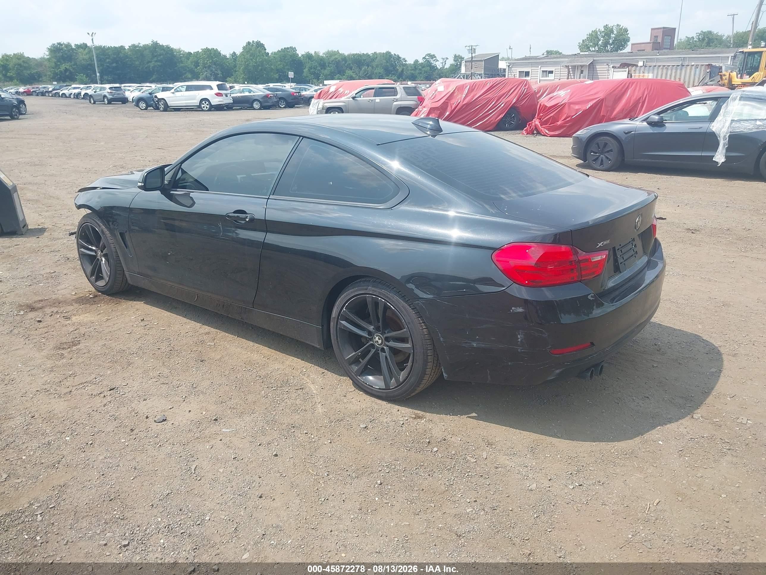 2014 Bmw 428i Xdrive Black vin: WBA3N9C52EF721450