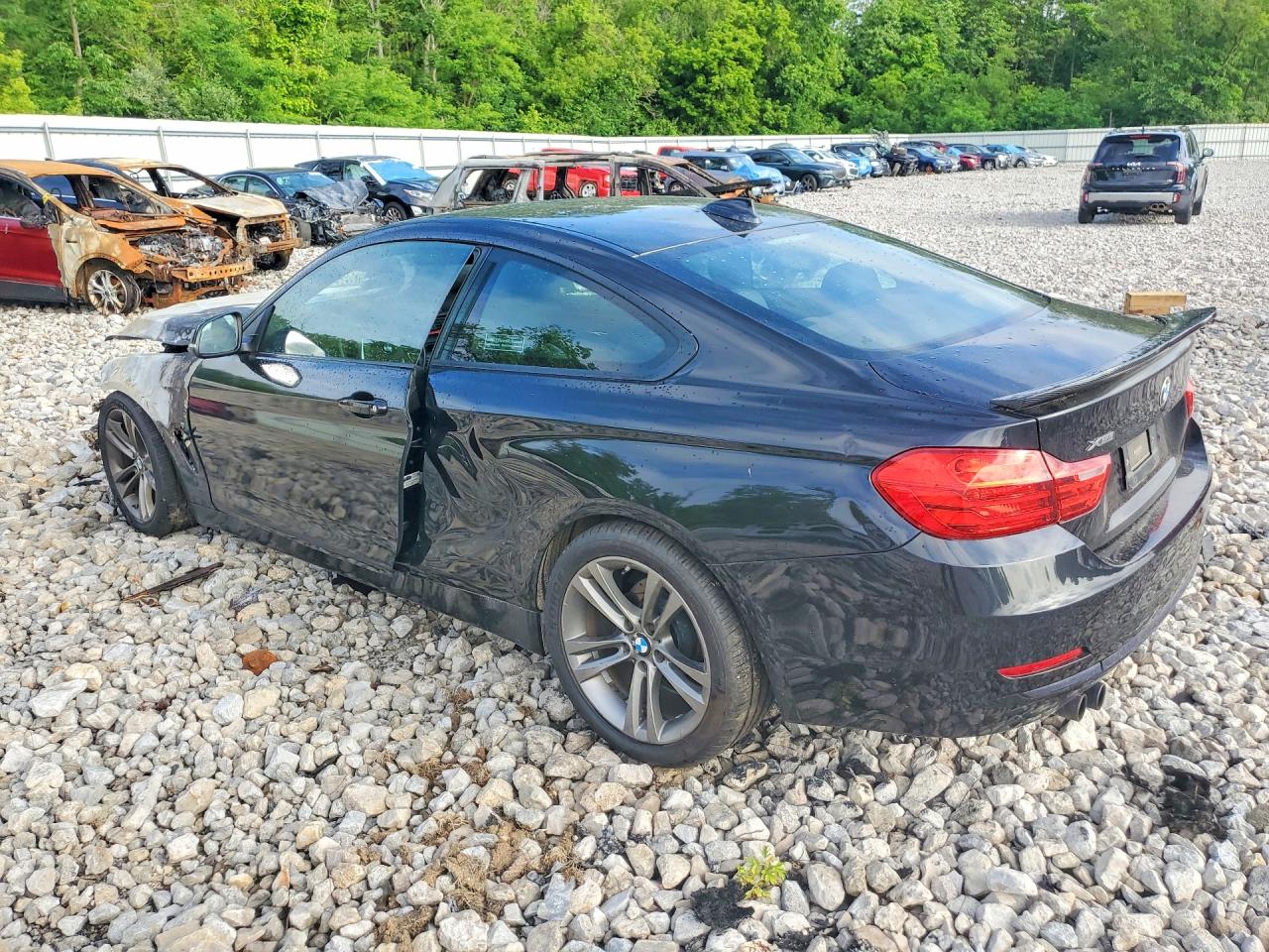 2014 Bmw 428 Xi Black vin: WBA3N9C52EK245580
