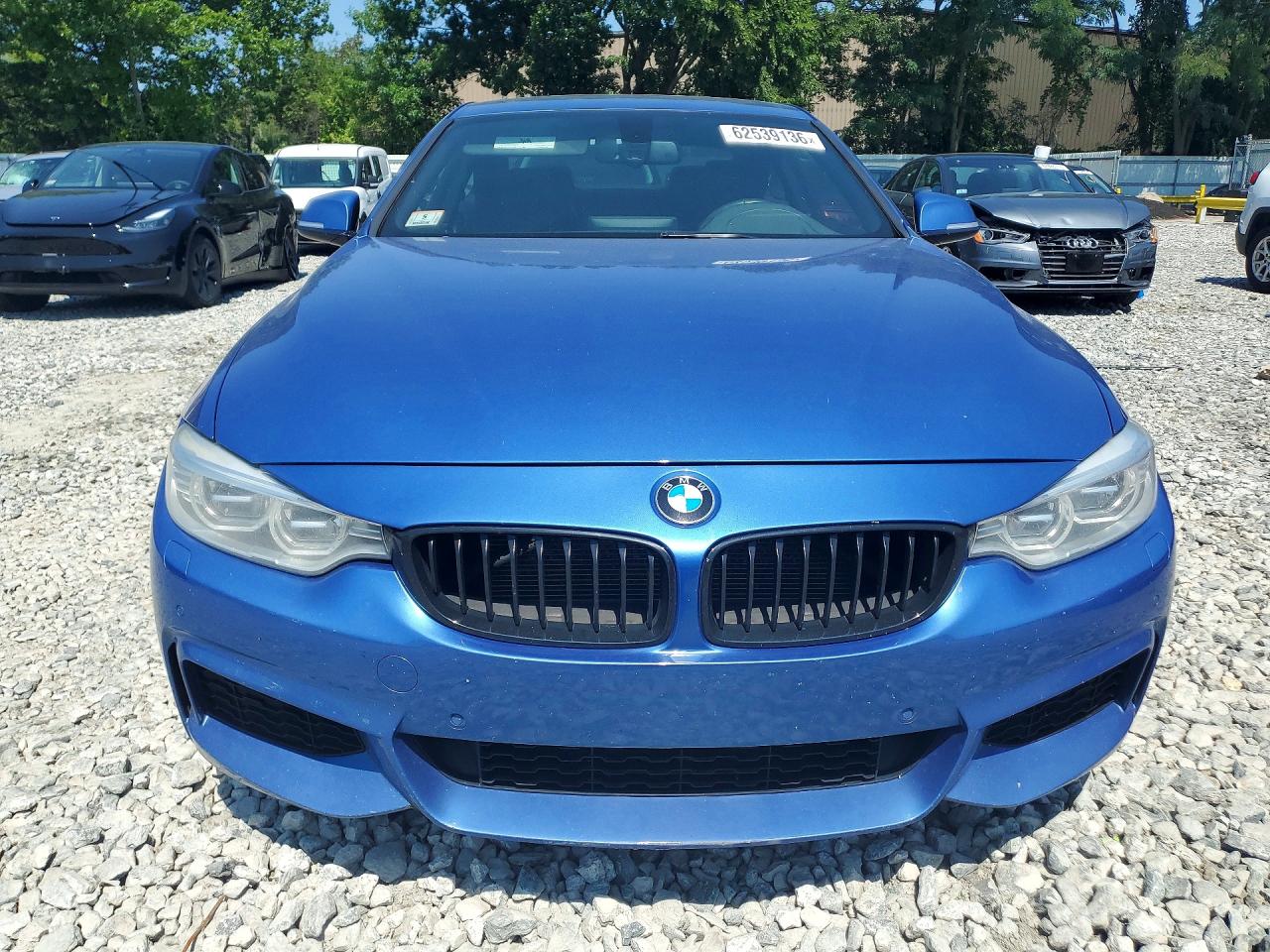 2015 Bmw 428 Xi Blue vin: WBA3N9C52FK246715