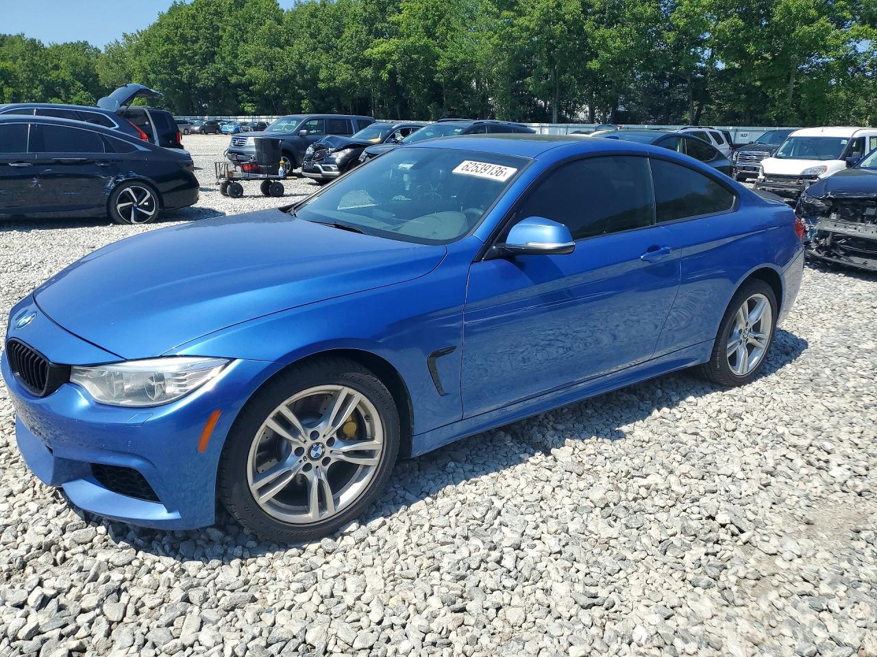 2015 Bmw 428 Xi Blue vin: WBA3N9C52FK246715