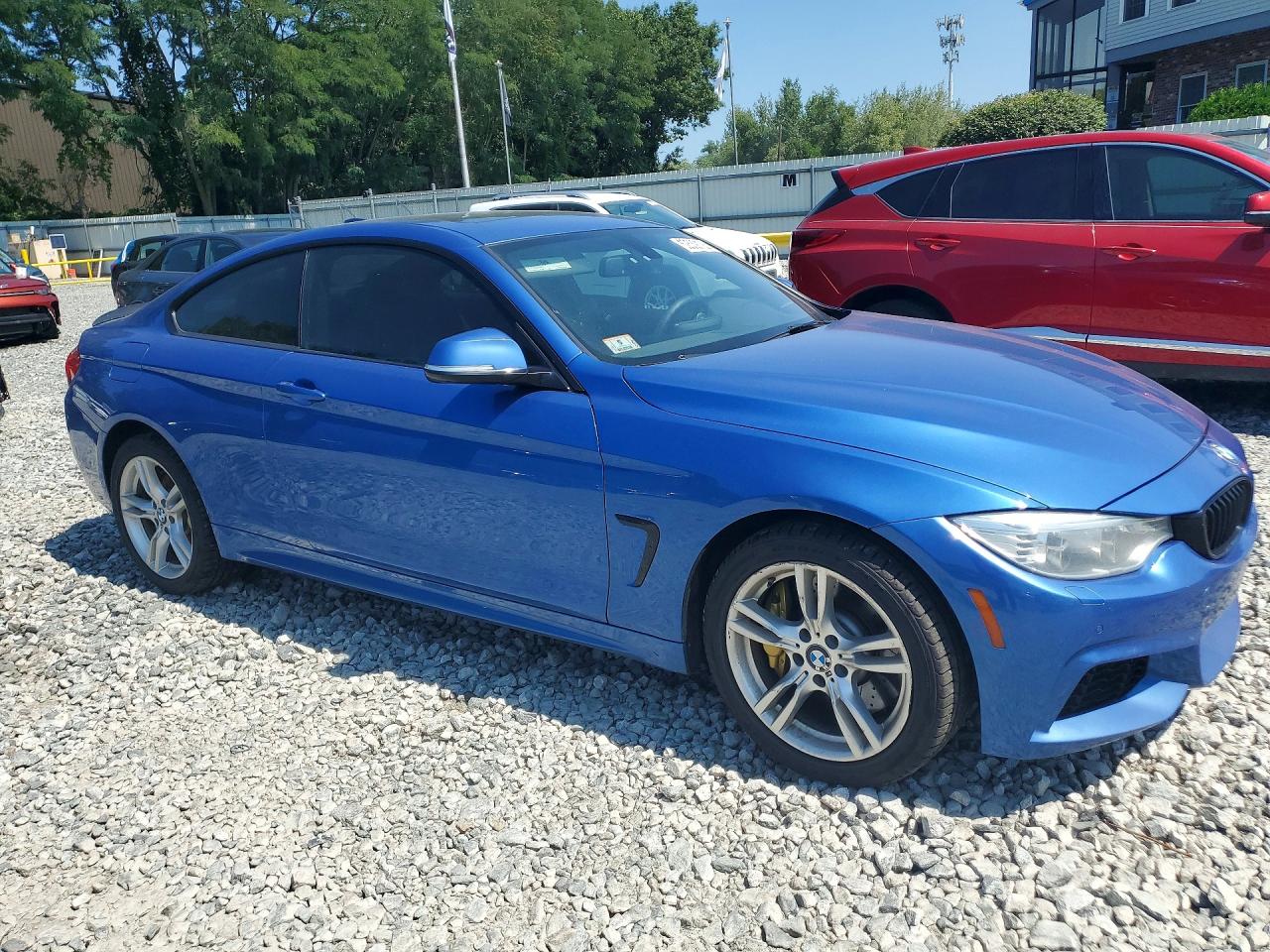 2015 Bmw 428 Xi Blue vin: WBA3N9C52FK246715