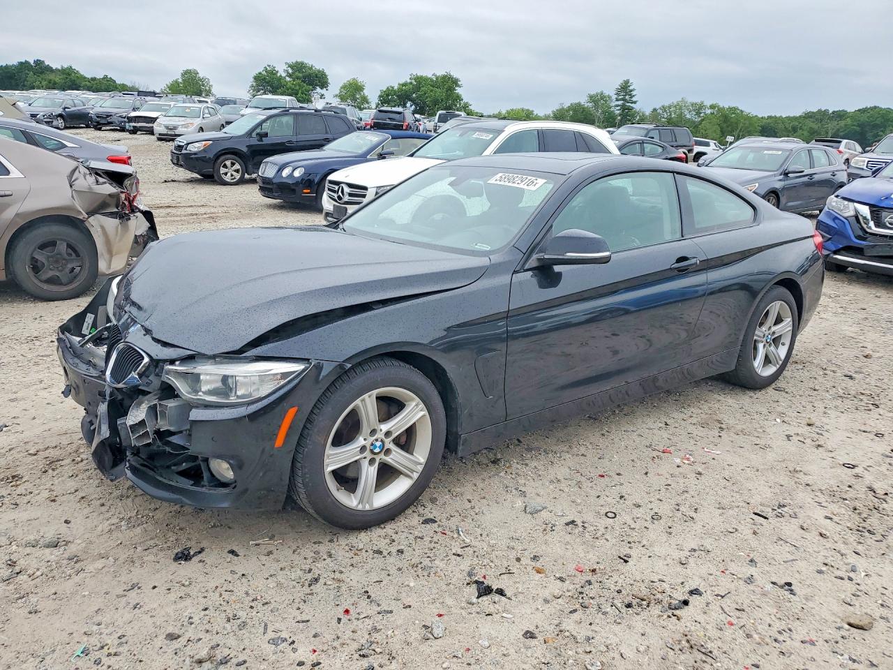2014 Bmw 428 Xi Black vin: WBA3N9C53EK245202
