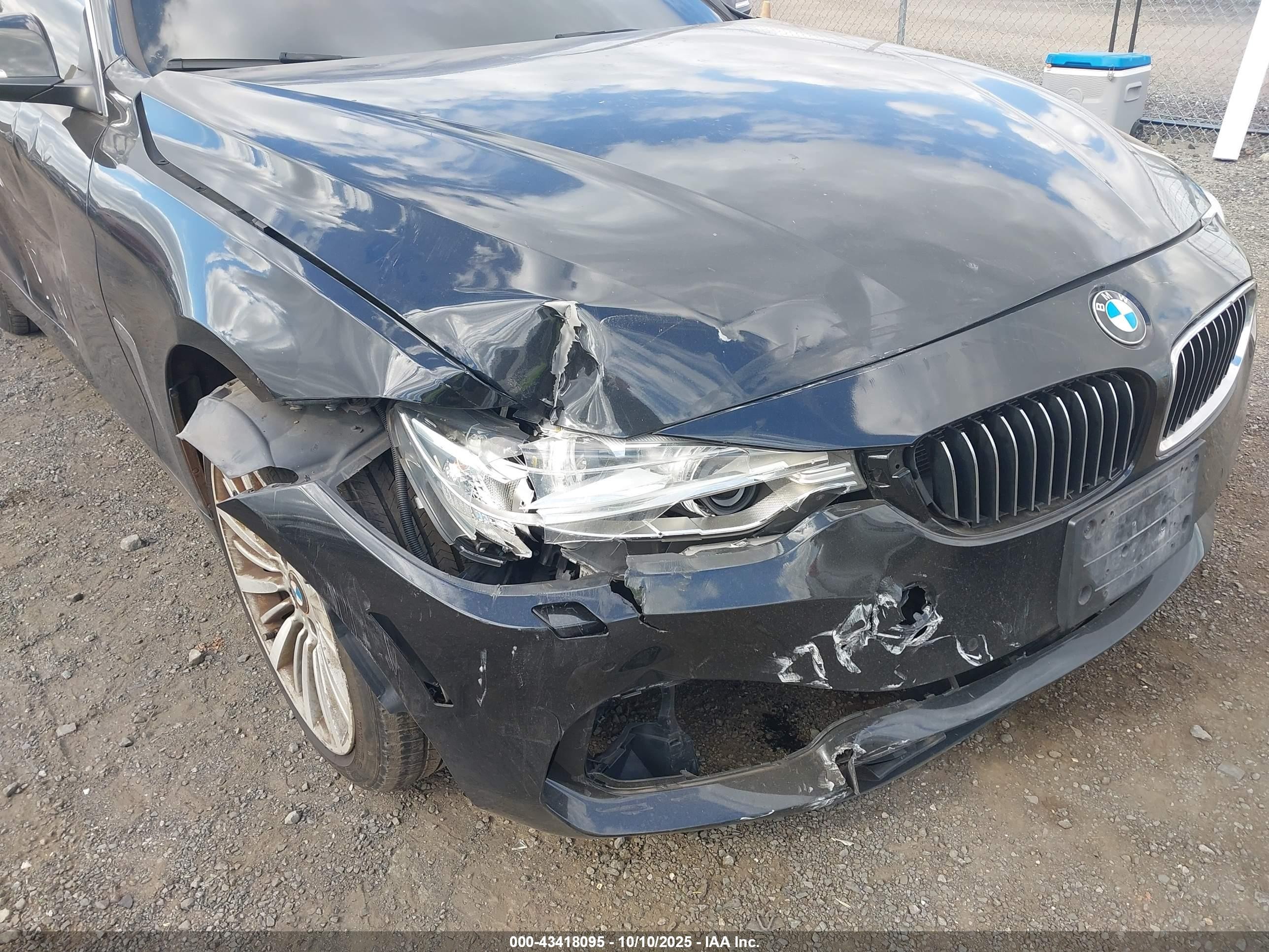 2014 Bmw 428i Xdrive Черный vin: WBA3N9C54EF721899