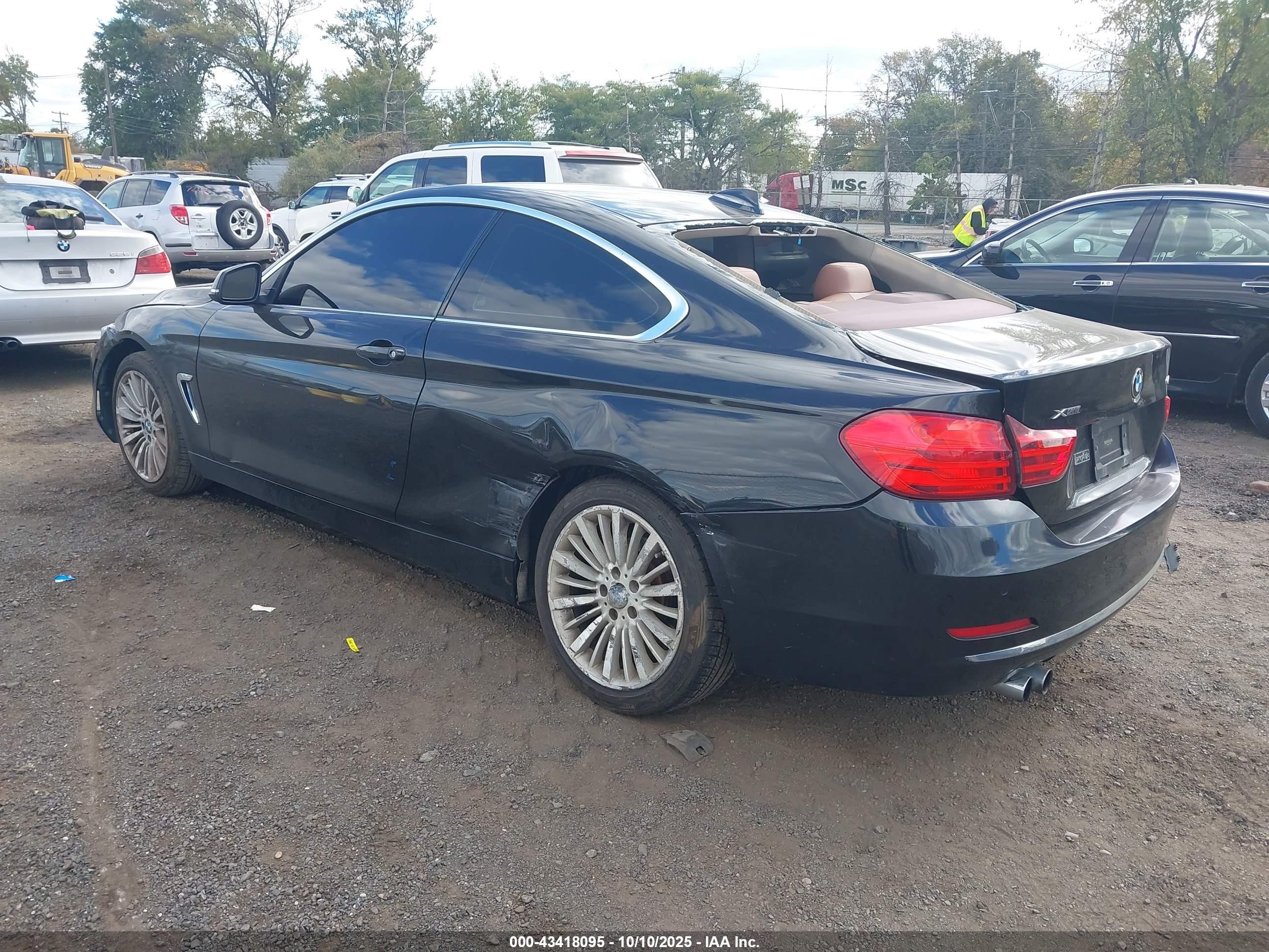 2014 Bmw 428i Xdrive Черный vin: WBA3N9C54EF721899