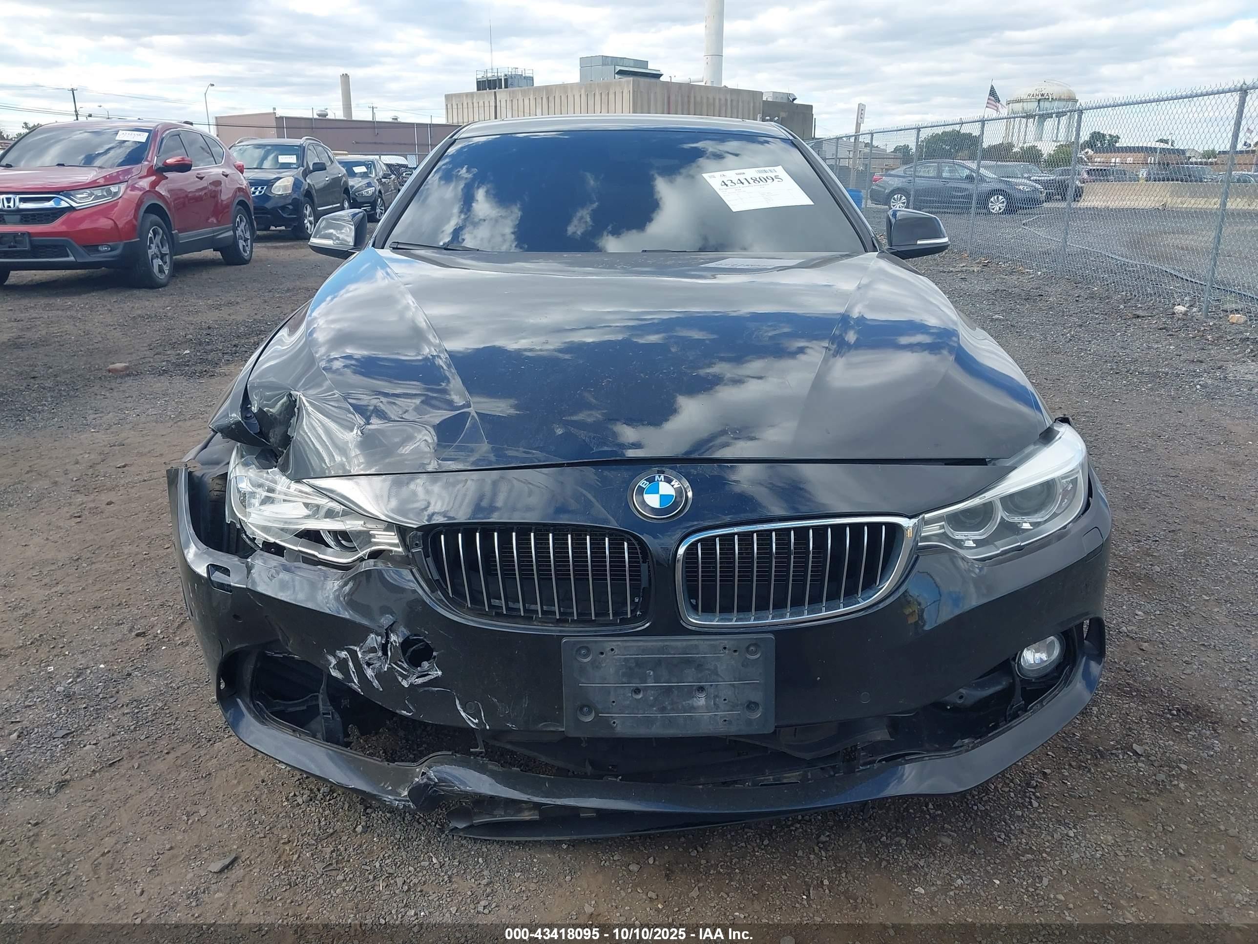 2014 Bmw 428i Xdrive Черный vin: WBA3N9C54EF721899