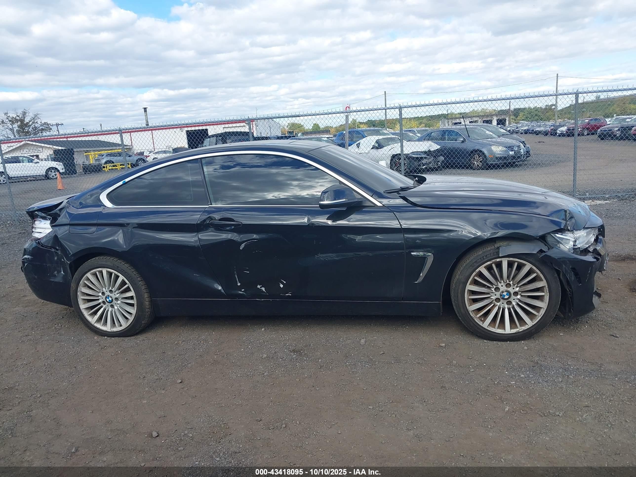 2014 Bmw 428i Xdrive Черный vin: WBA3N9C54EF721899