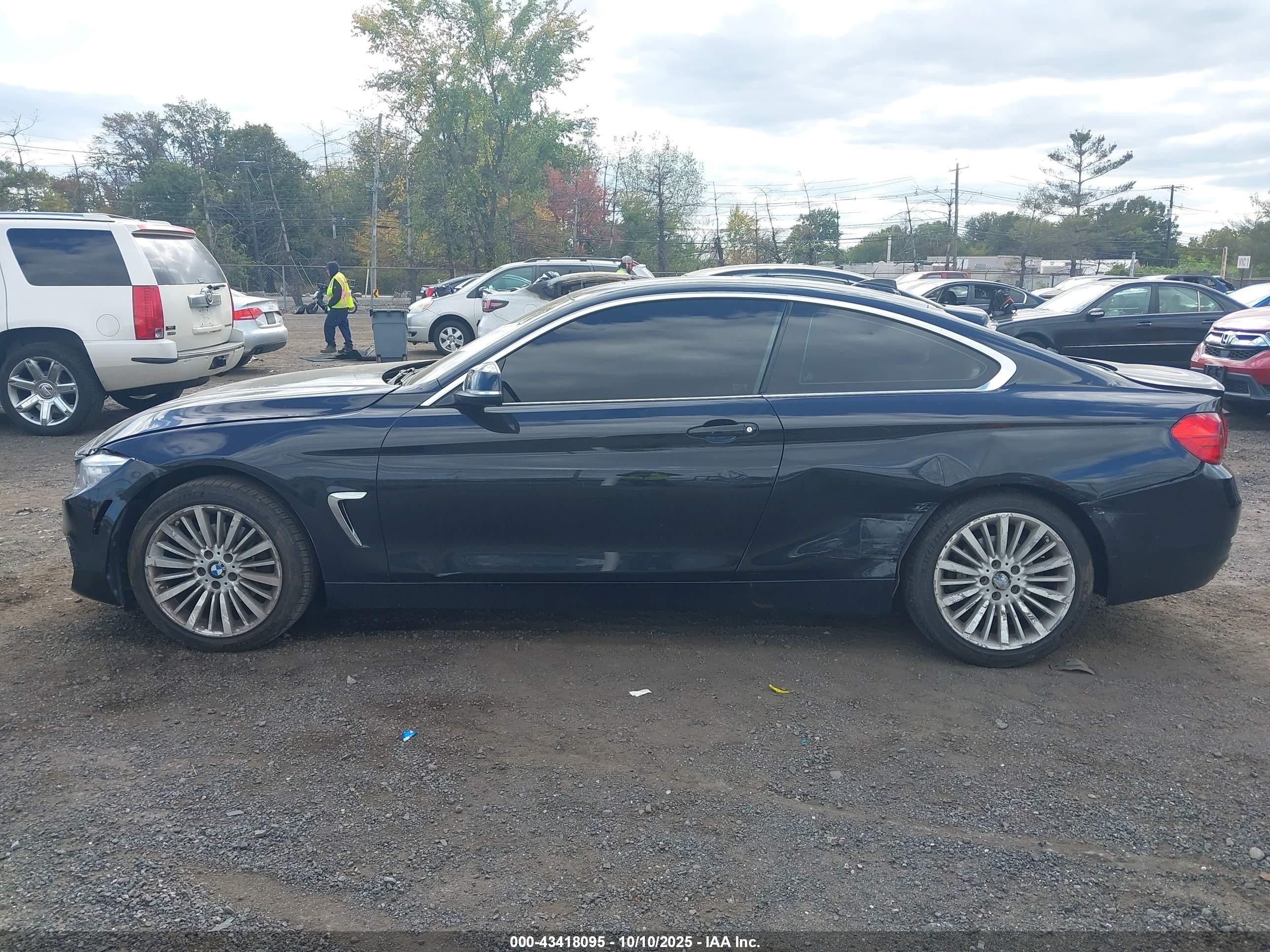 2014 Bmw 428i Xdrive Черный vin: WBA3N9C54EF721899