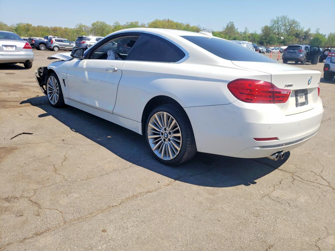 2015 Bmw 428 Xi White vin: WBA3N9C55FK246157