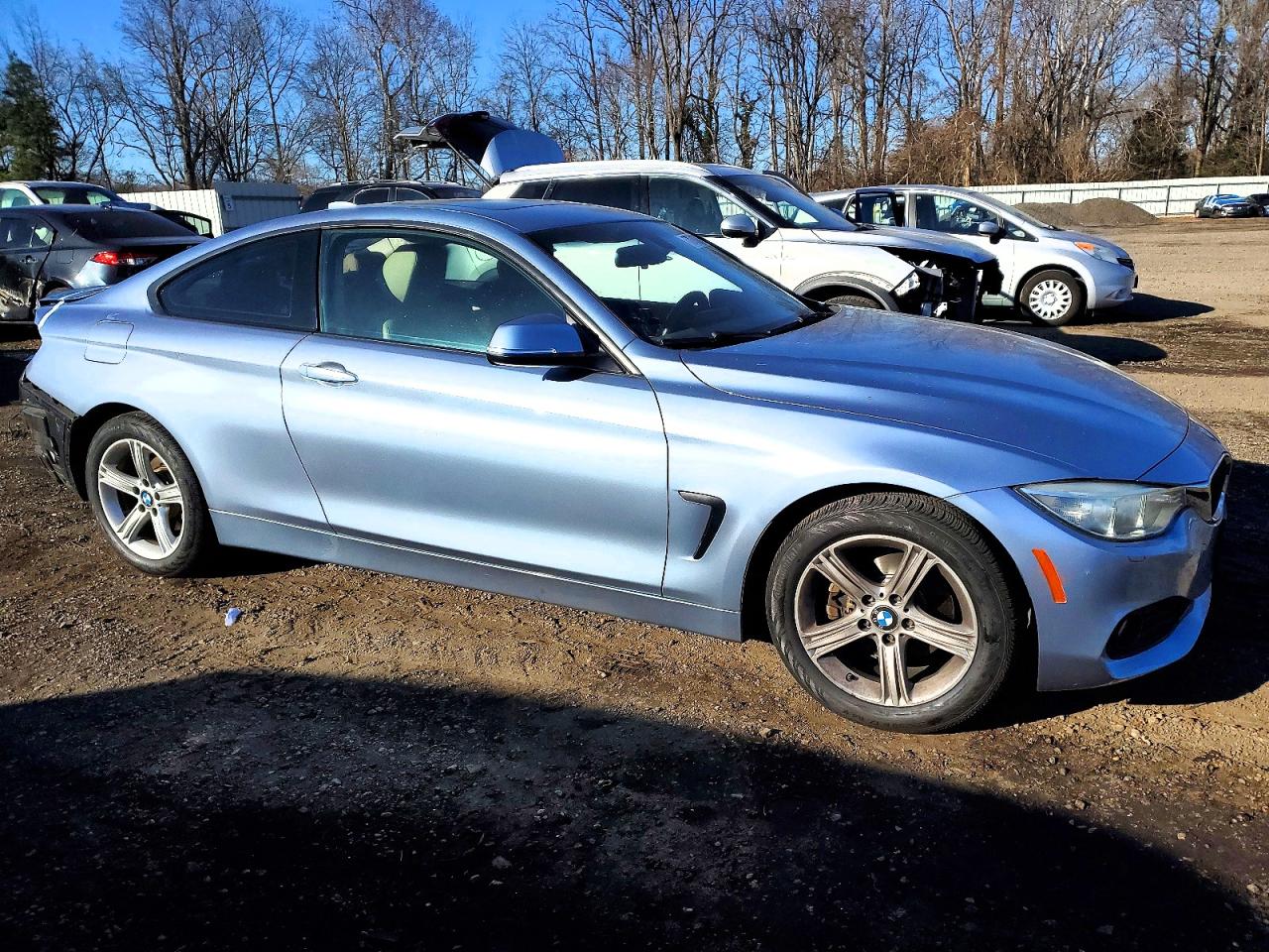 2014 Bmw 428 Xi Blue vin: WBA3N9C56EF720110