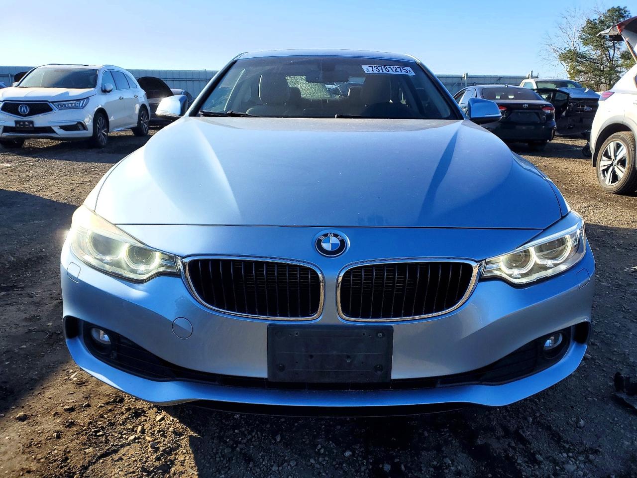 2014 Bmw 428 Xi Blue vin: WBA3N9C56EF720110
