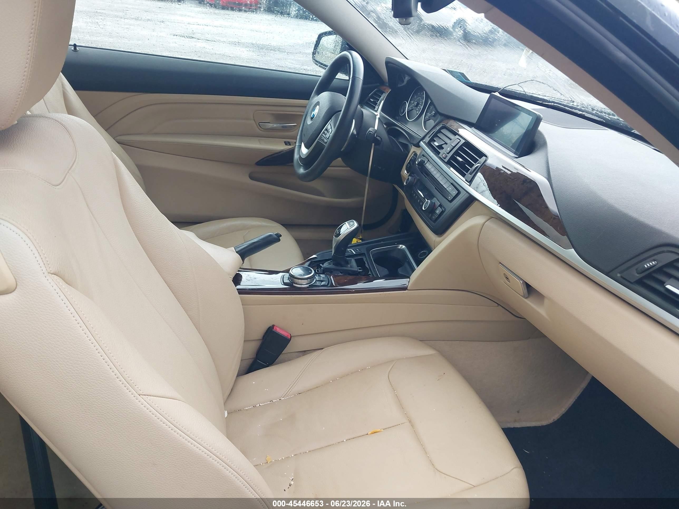 2014 Bmw 428i Xdrive Blue vin: WBA3N9C56EF721144