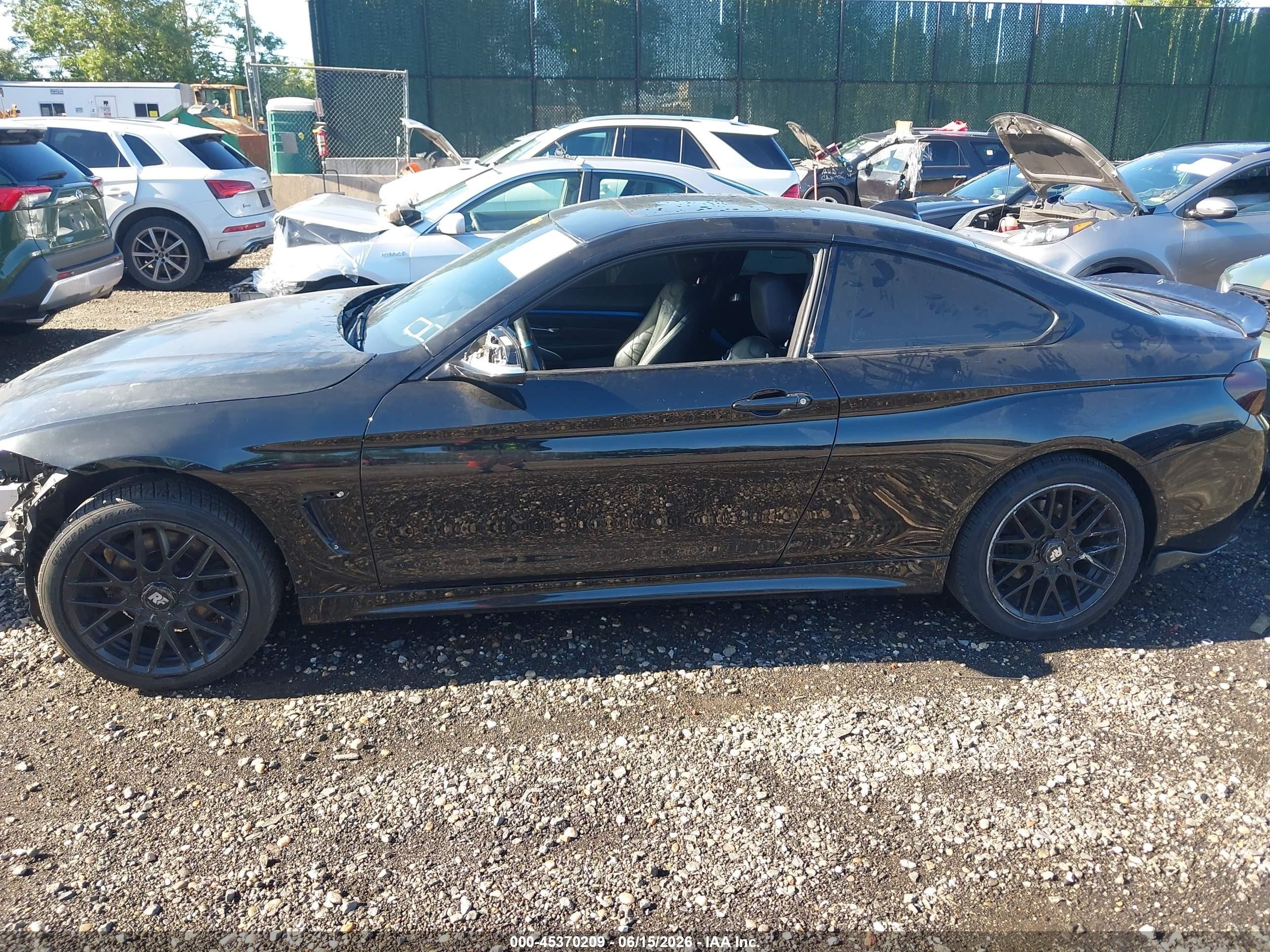 2014 Bmw 428i Xdrive Black vin: WBA3N9C56EF721452