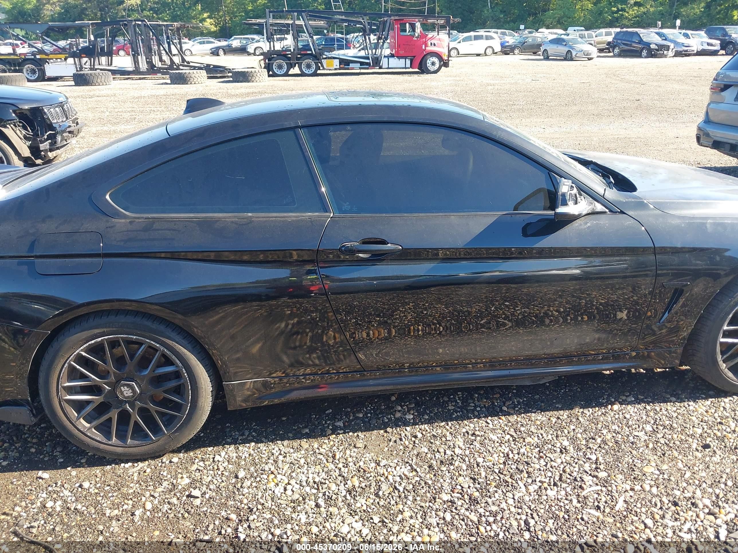 2014 Bmw 428i Xdrive Black vin: WBA3N9C56EF721452