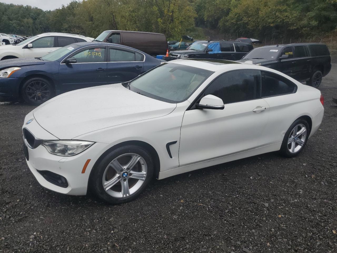 2014 Bmw 428 Xi White vin: WBA3N9C56EK245016