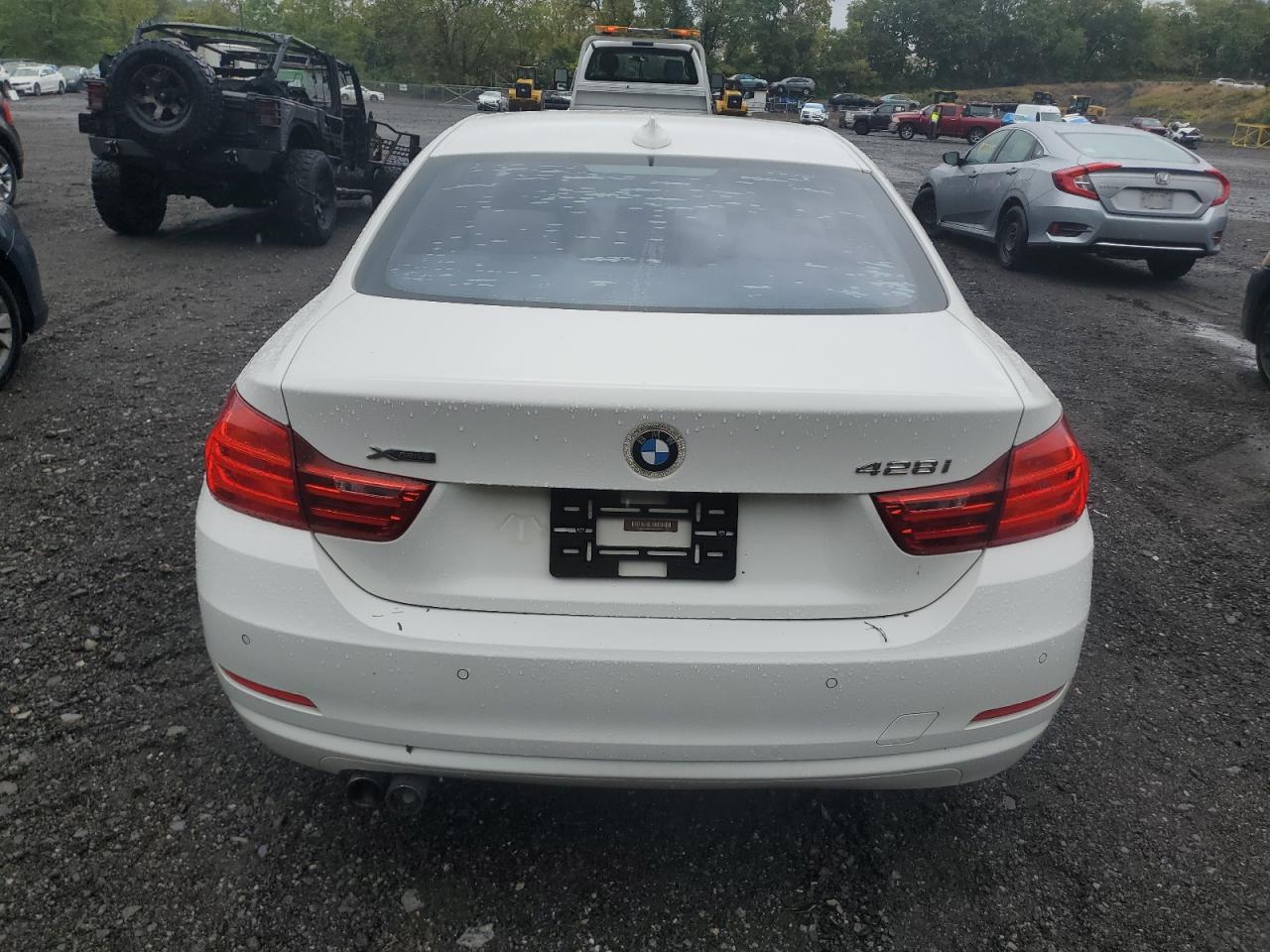 2014 Bmw 428 Xi White vin: WBA3N9C56EK245016