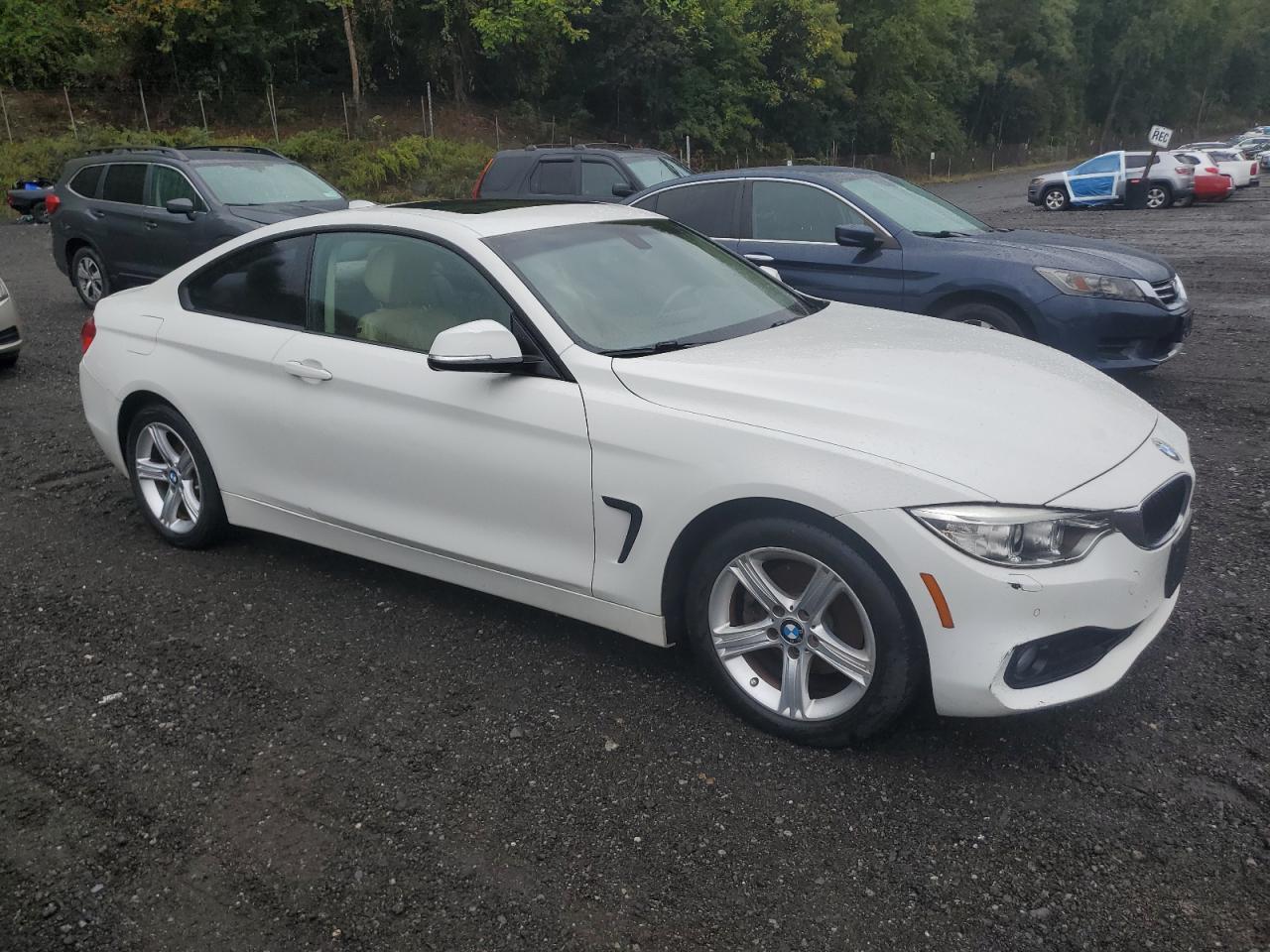 2014 Bmw 428 Xi White vin: WBA3N9C56EK245016