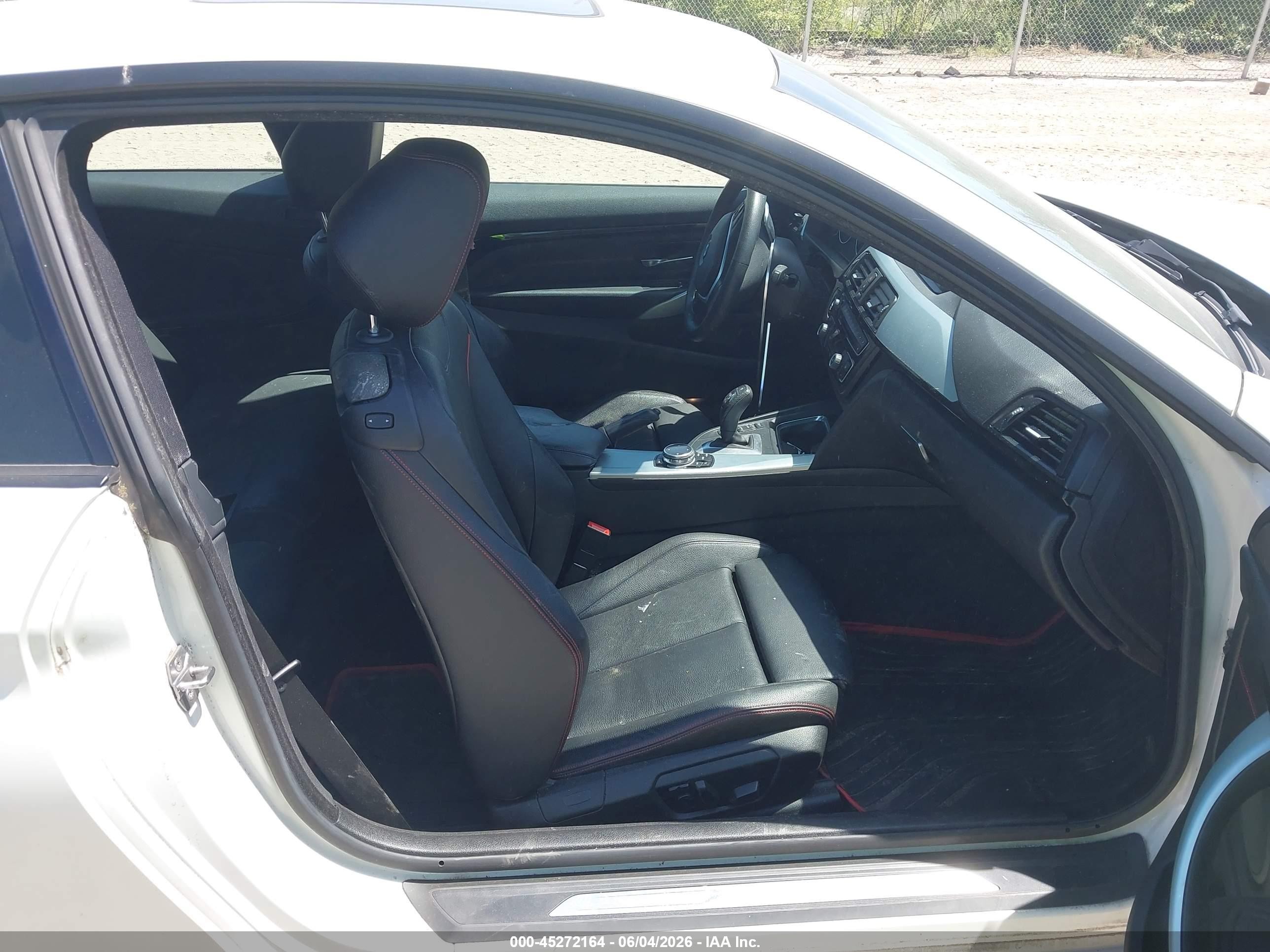2015 Bmw 428i Xdrive White vin: WBA3N9C56FK246264