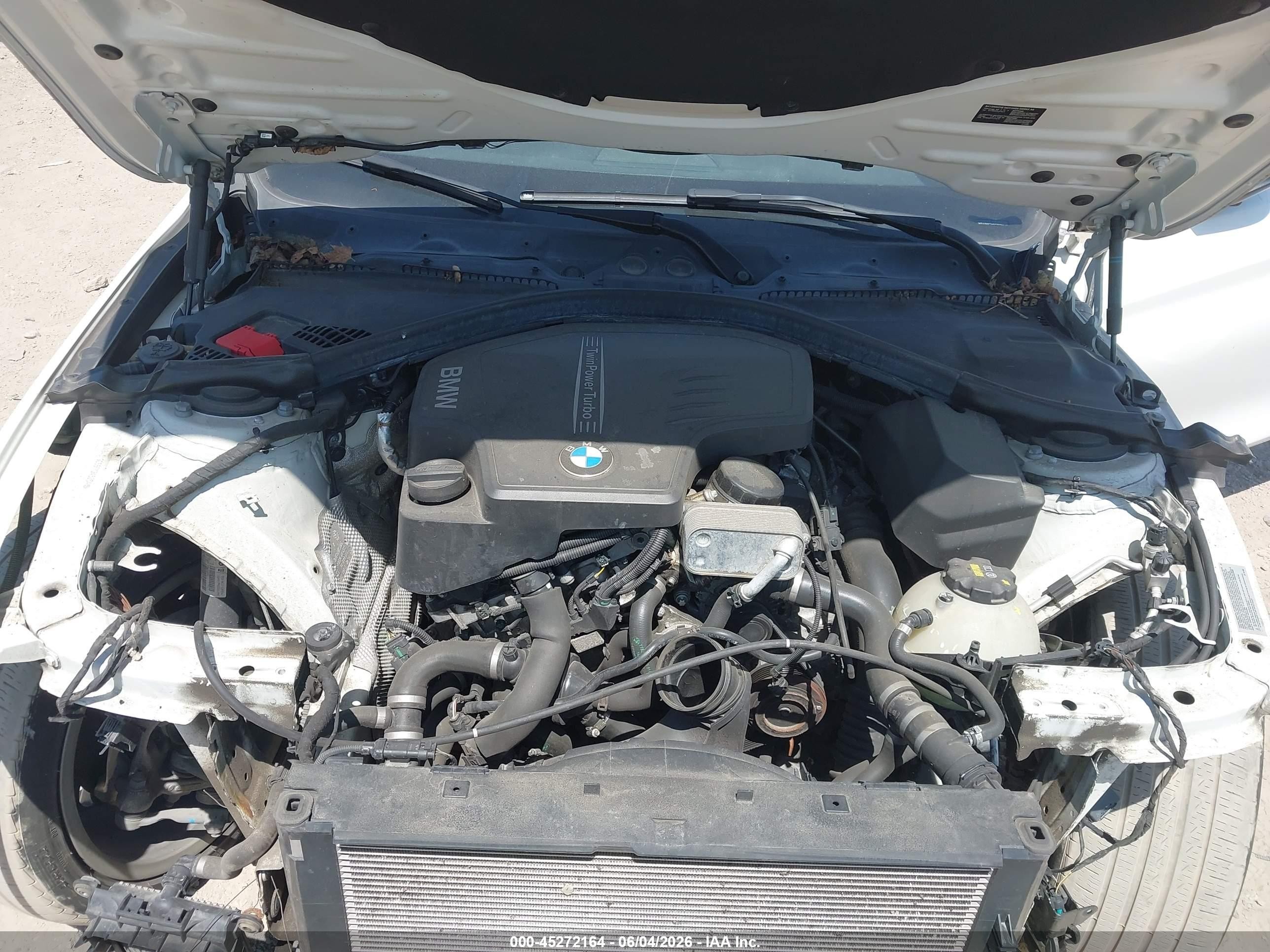 2015 Bmw 428i Xdrive White vin: WBA3N9C56FK246264