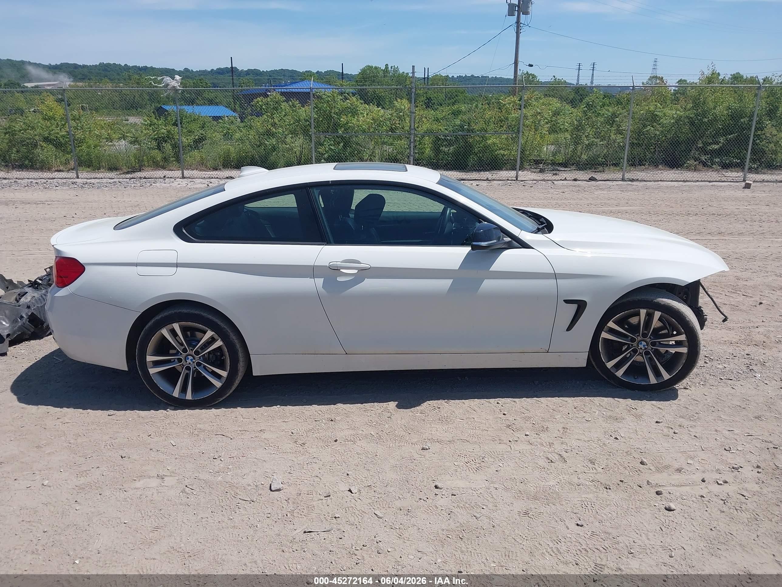 2015 Bmw 428i Xdrive White vin: WBA3N9C56FK246264
