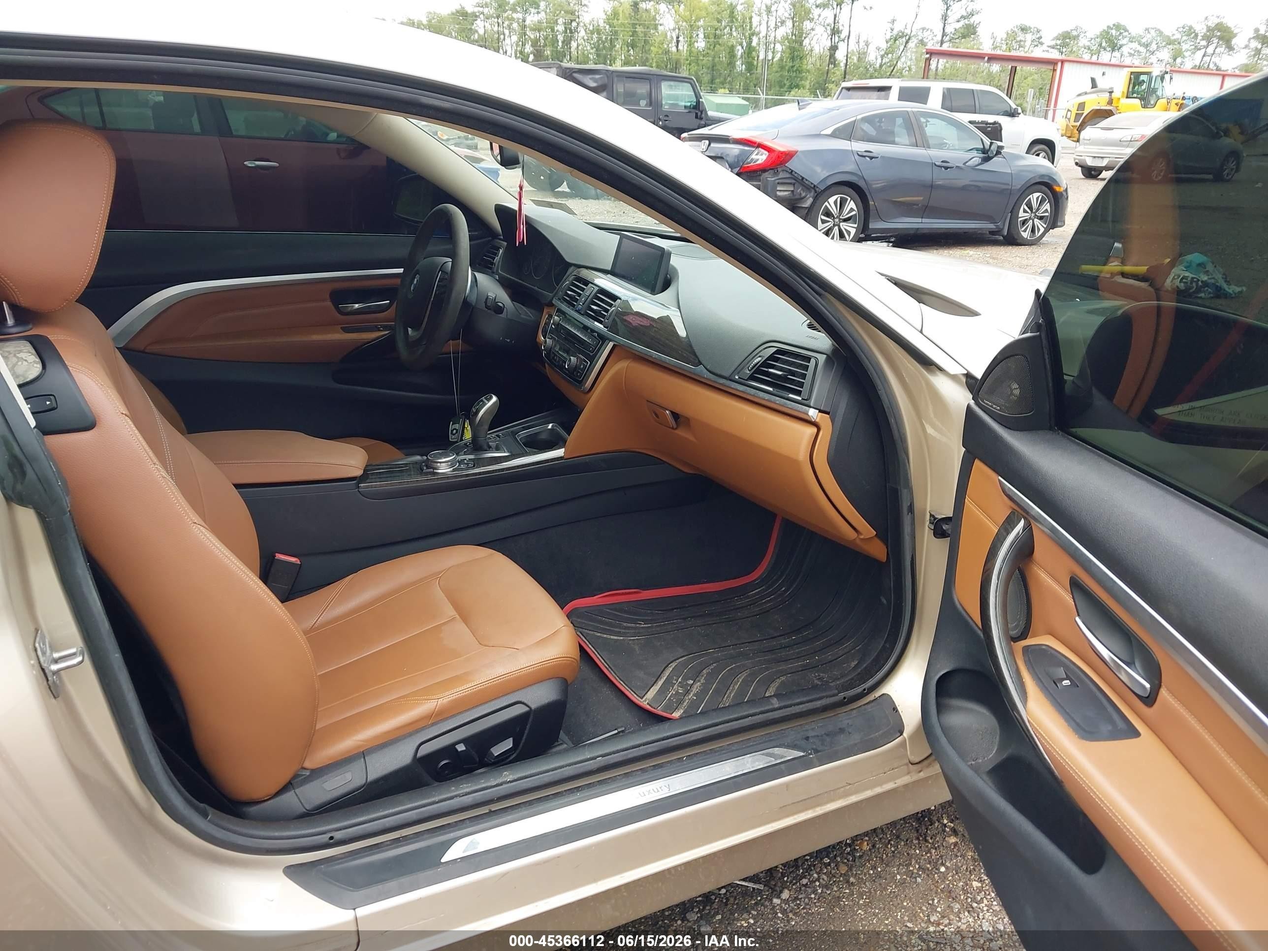2015 Bmw 428i Xdrive Gold vin: WBA3N9C56FK246331