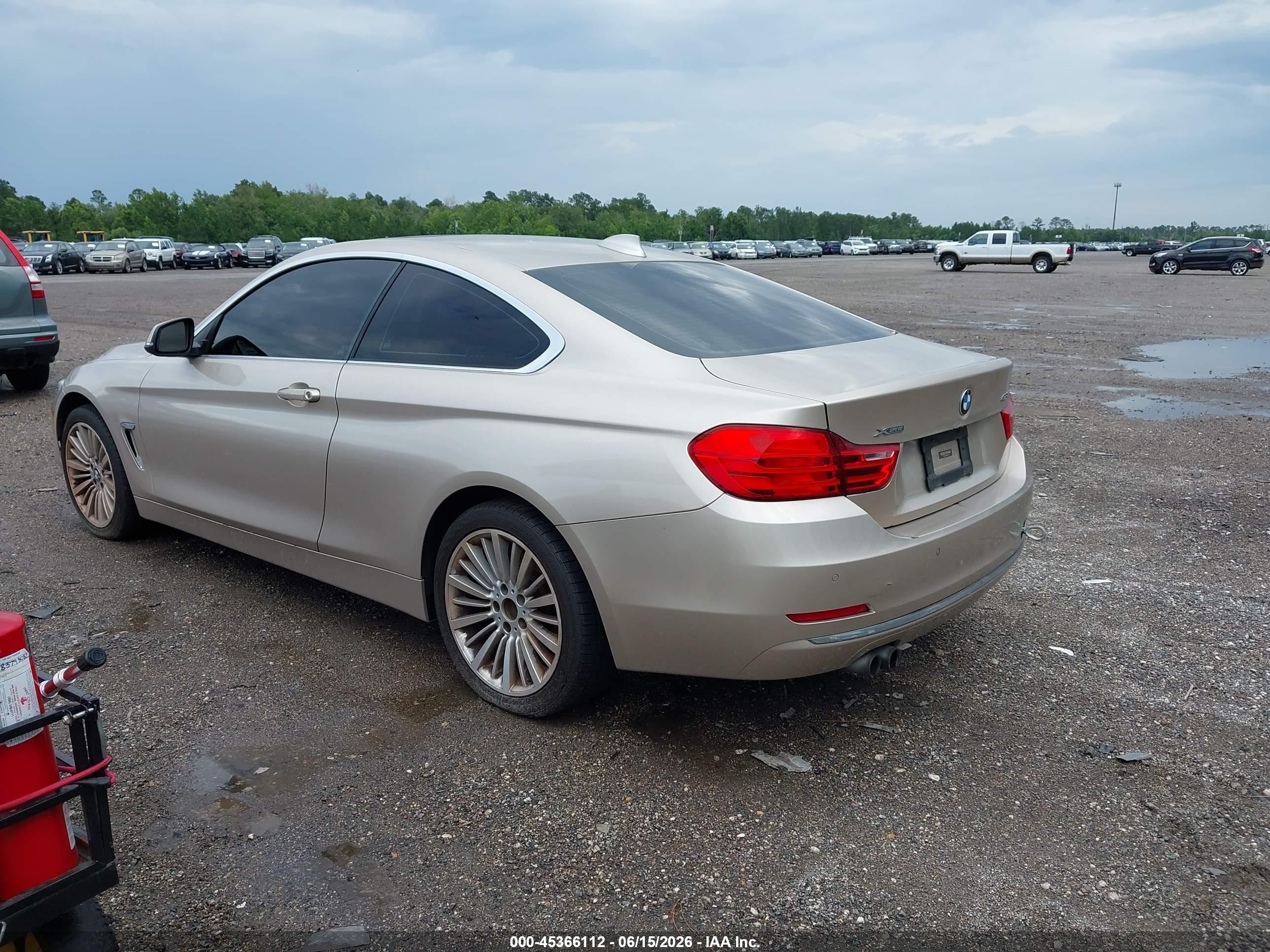 2015 Bmw 428i Xdrive Gold vin: WBA3N9C56FK246331