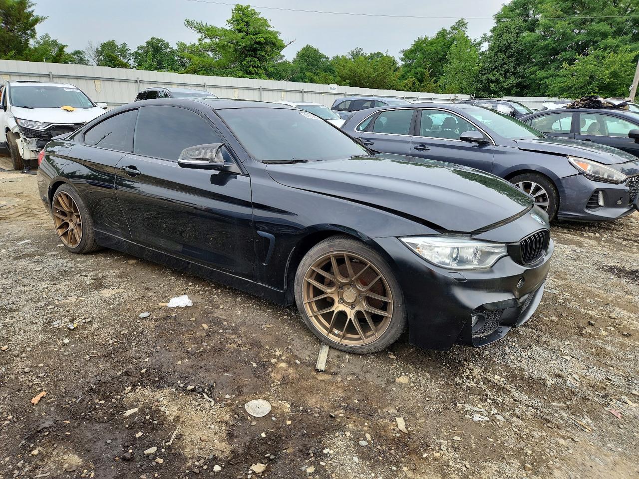 2014 Bmw 428 Xi Black vin: WBA3N9C57EF720469