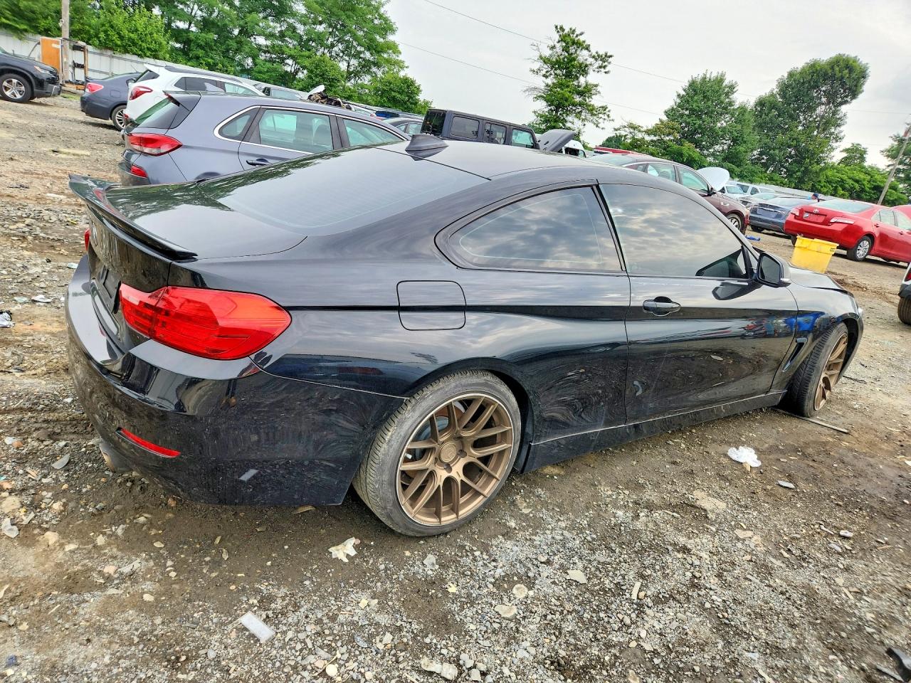 2014 Bmw 428 Xi Black vin: WBA3N9C57EF720469