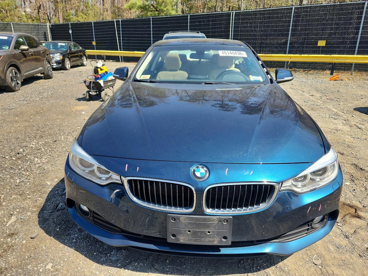 2014 Bmw 428 Xi Blue vin: WBA3N9C57EF721833