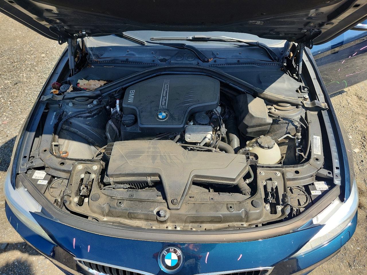 2014 Bmw 428 Xi Blue vin: WBA3N9C57EF721833