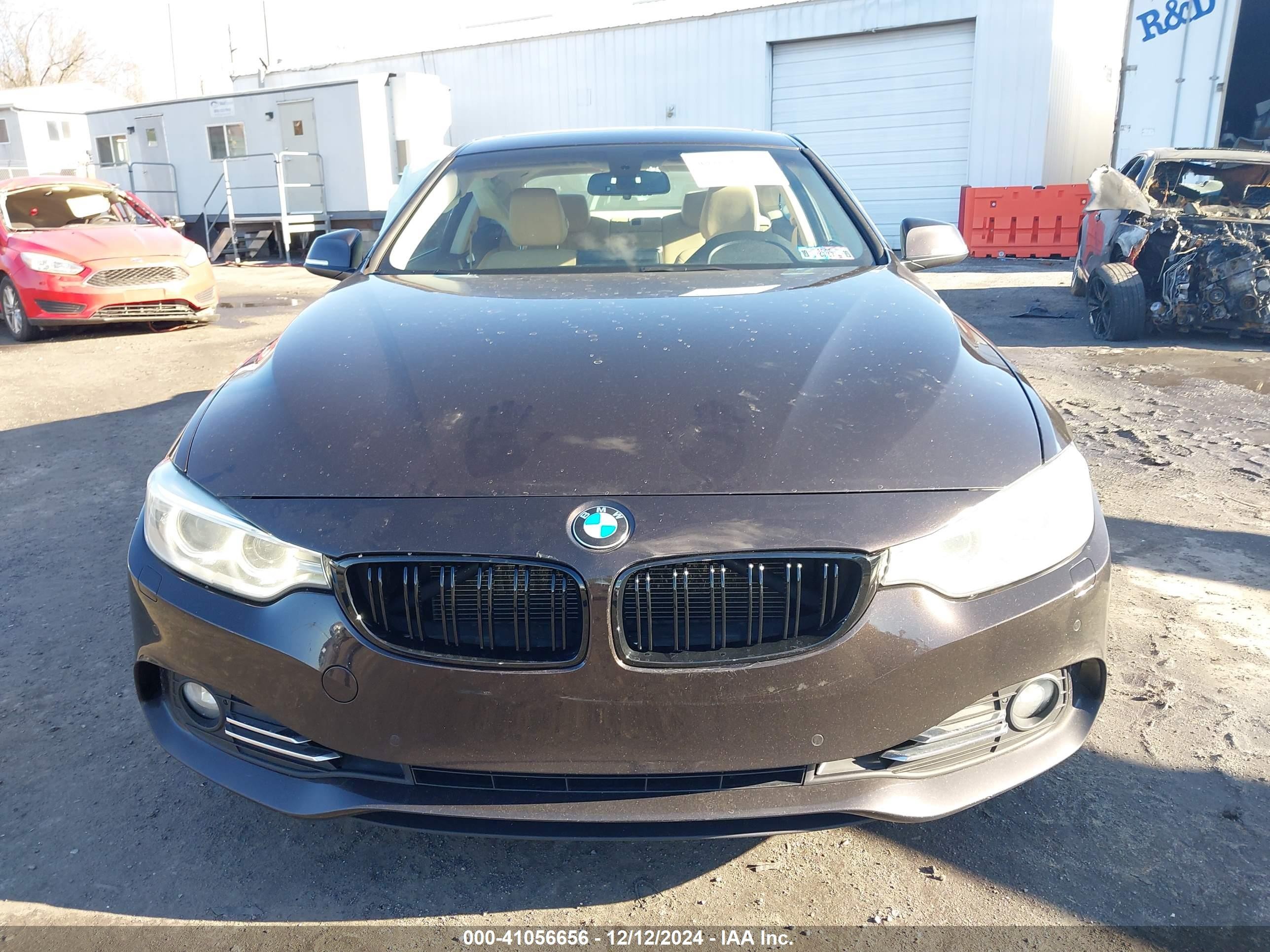 2014 Bmw 428i Xdrive Brown vin: WBA3N9C57EK245963
