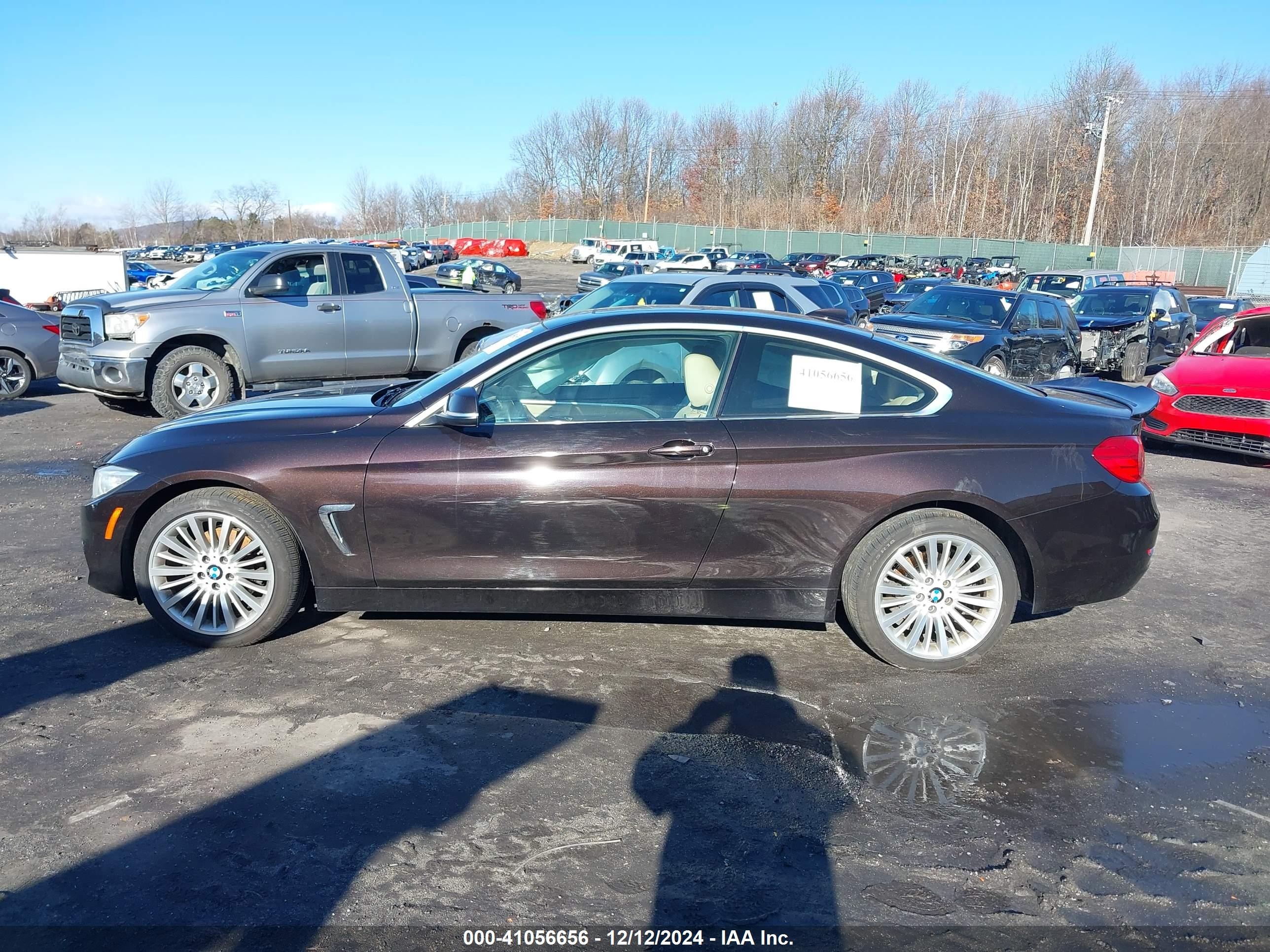 2014 Bmw 428i Xdrive Brown vin: WBA3N9C57EK245963