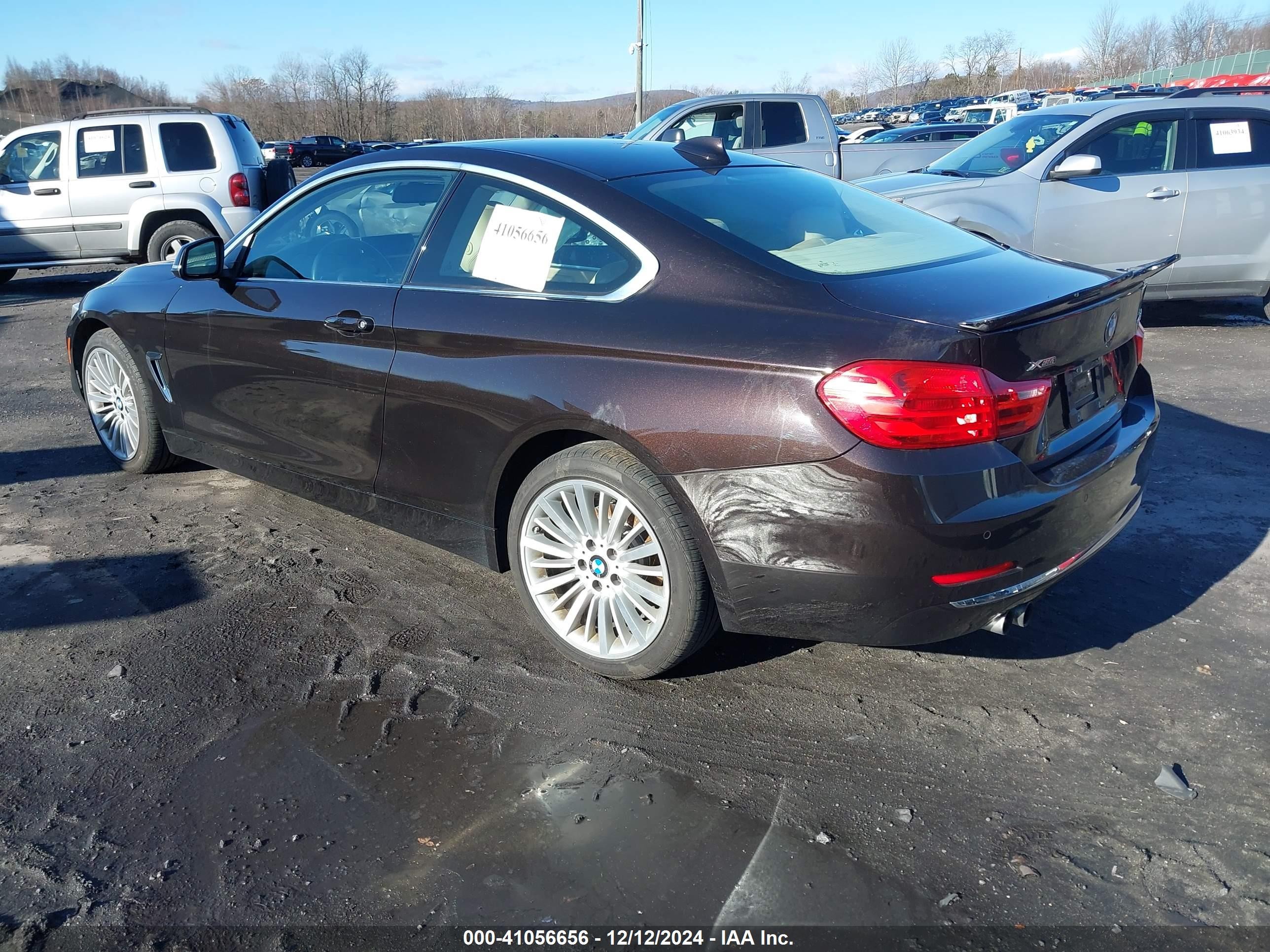 2014 Bmw 428i Xdrive Brown vin: WBA3N9C57EK245963