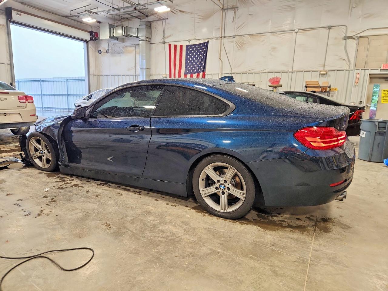 2015 Bmw 428 Xi Blue vin: WBA3N9C57FK247066