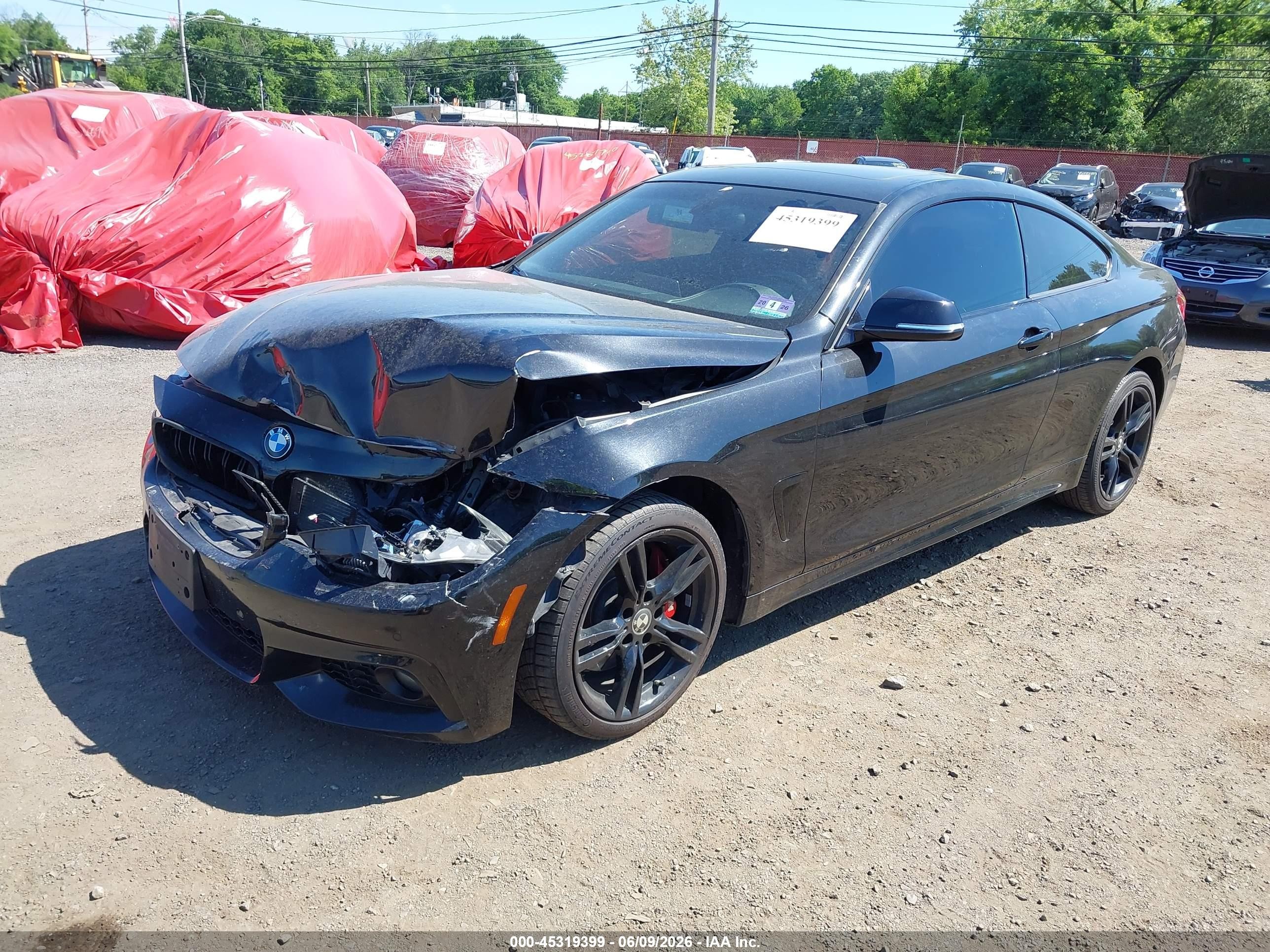 2016 Bmw 428i Xdrive Black vin: WBA3N9C57GK248932