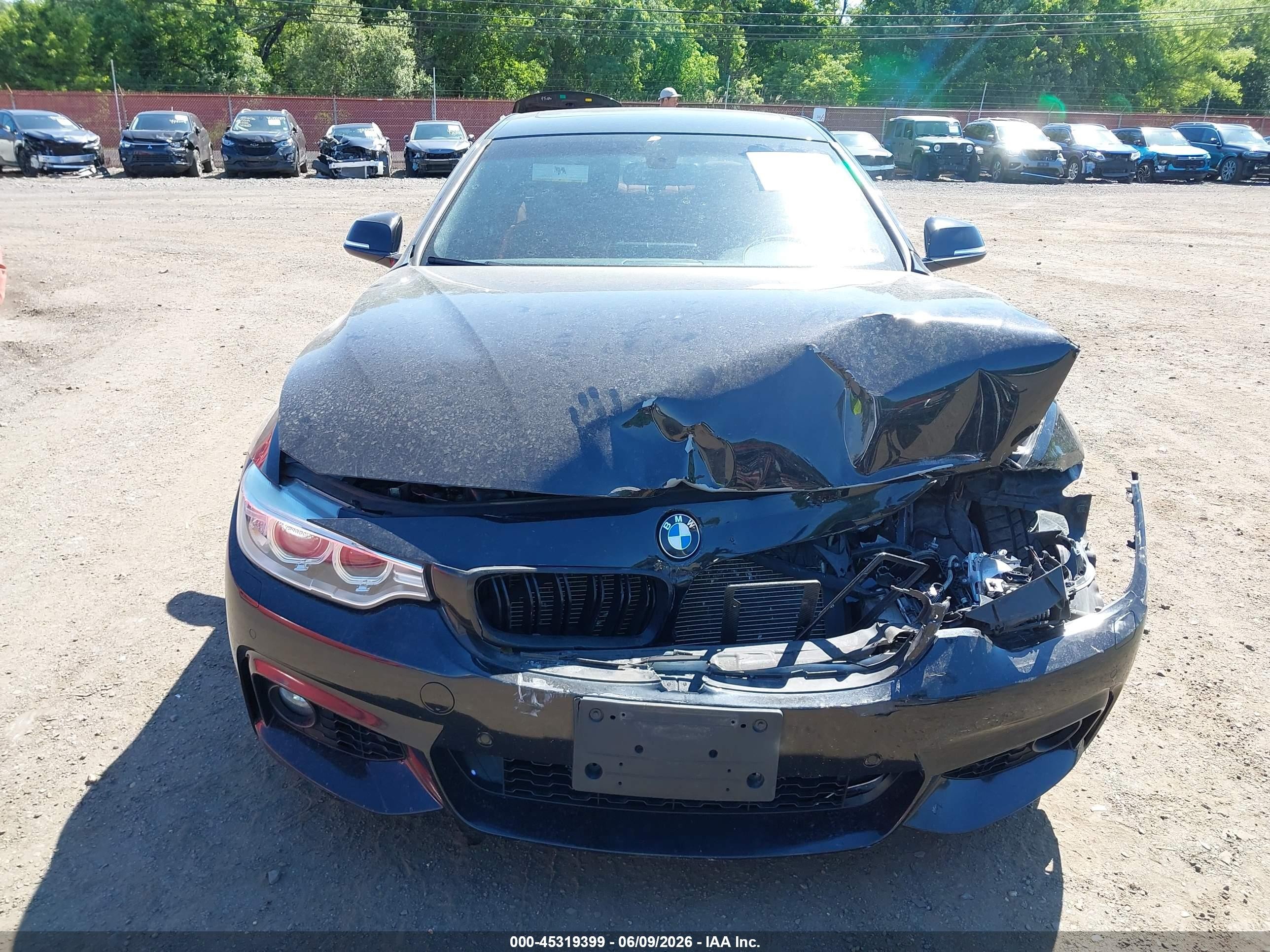 2016 Bmw 428i Xdrive Black vin: WBA3N9C57GK248932