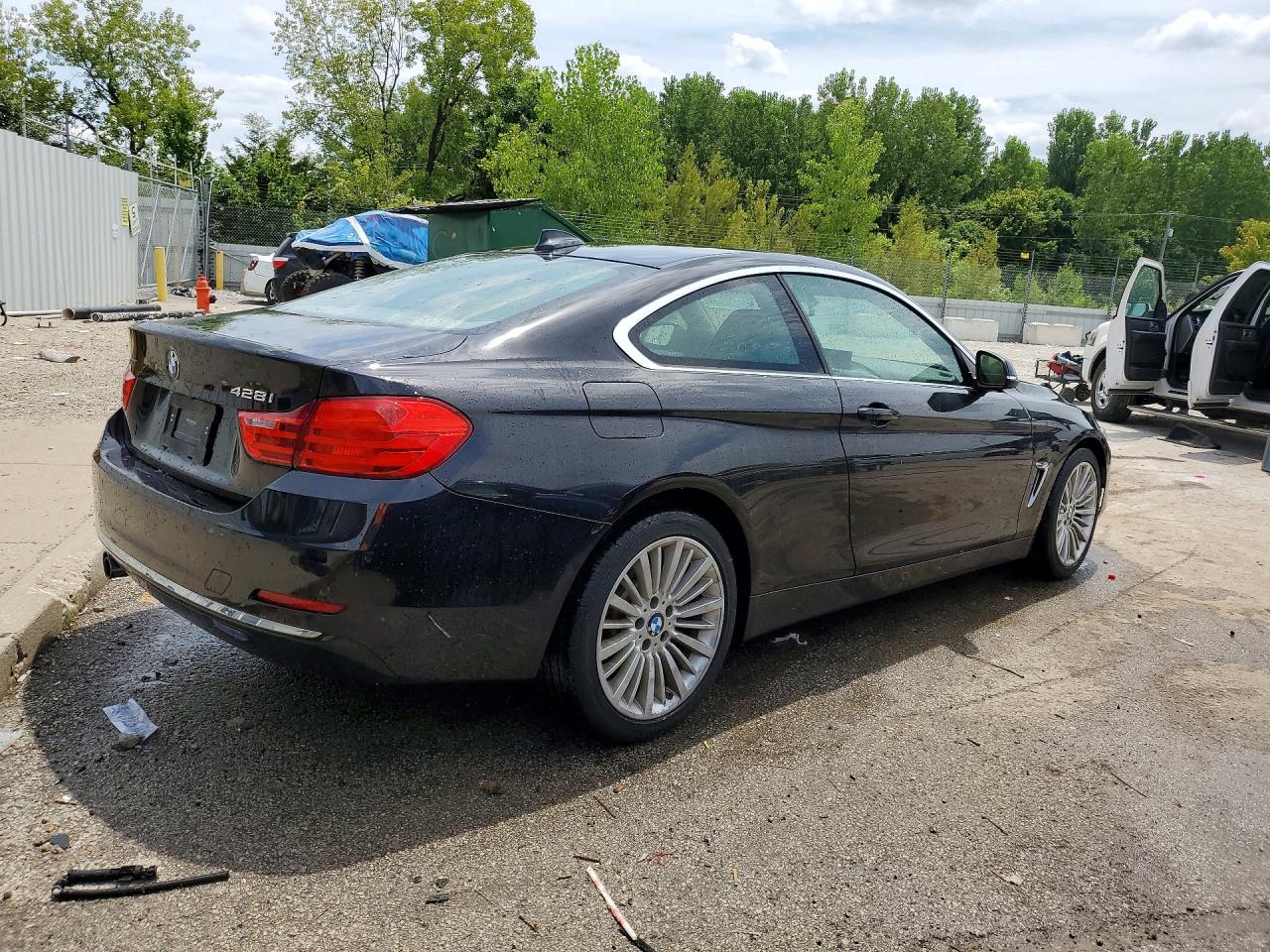 2014 Bmw 428 Xi Черный vin: WBA3N9C58EF721226
