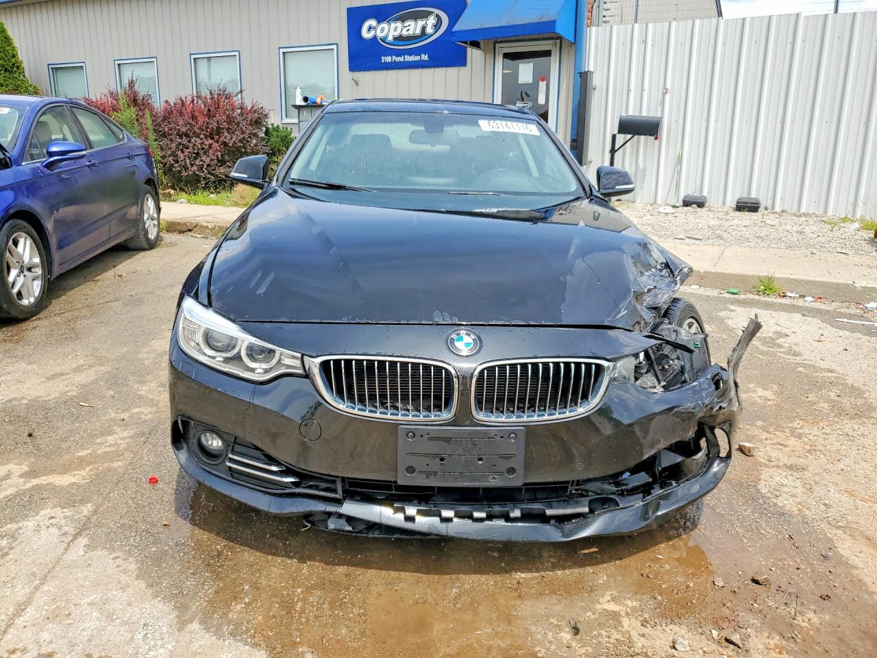 2014 Bmw 428 Xi Черный vin: WBA3N9C58EF721226