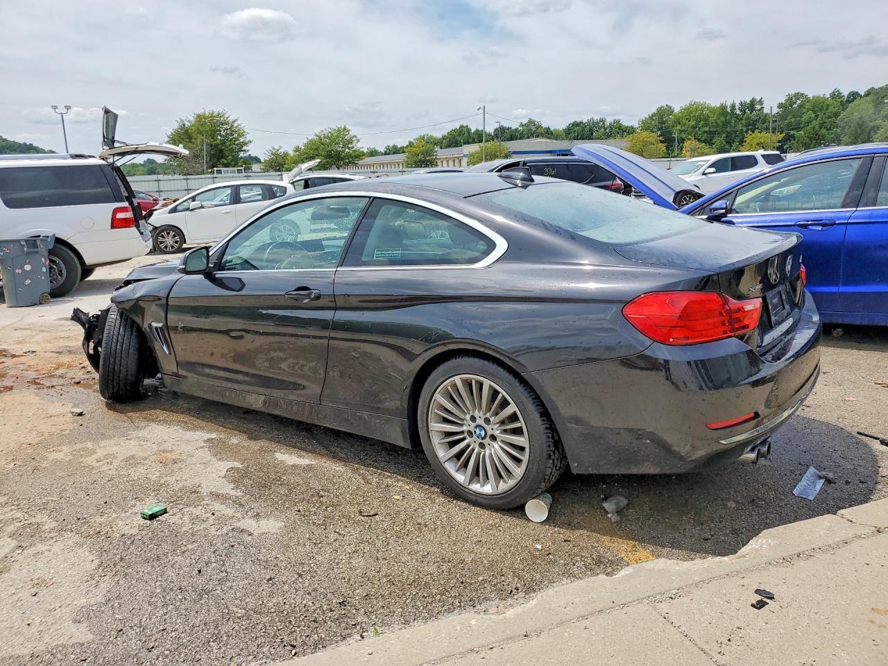 2014 Bmw 428 Xi Черный vin: WBA3N9C58EF721226