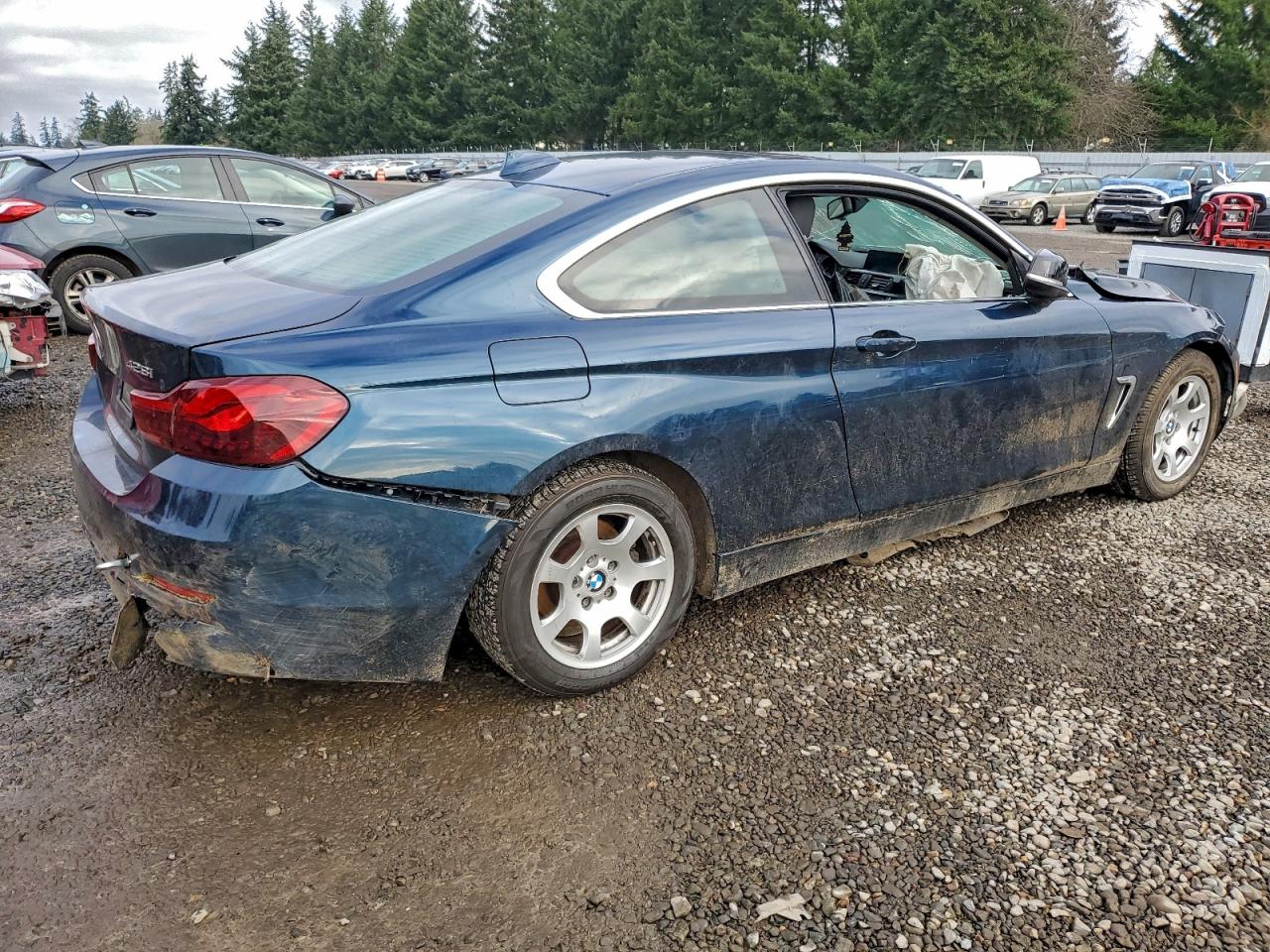 2014 Bmw 428 Xi Blue vin: WBA3N9C58EK244997