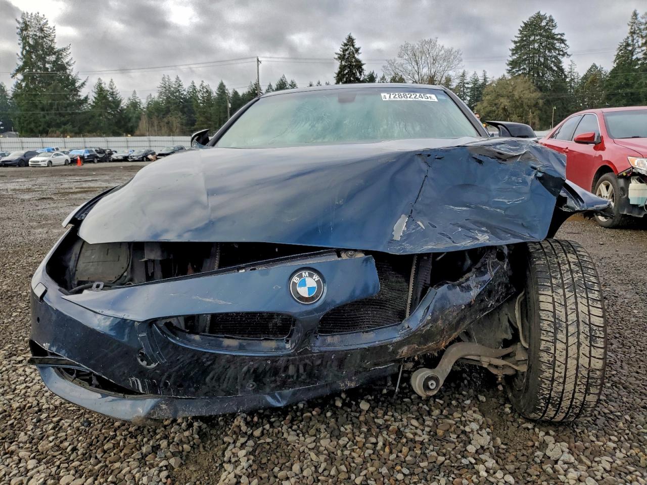 2014 Bmw 428 Xi Blue vin: WBA3N9C58EK244997