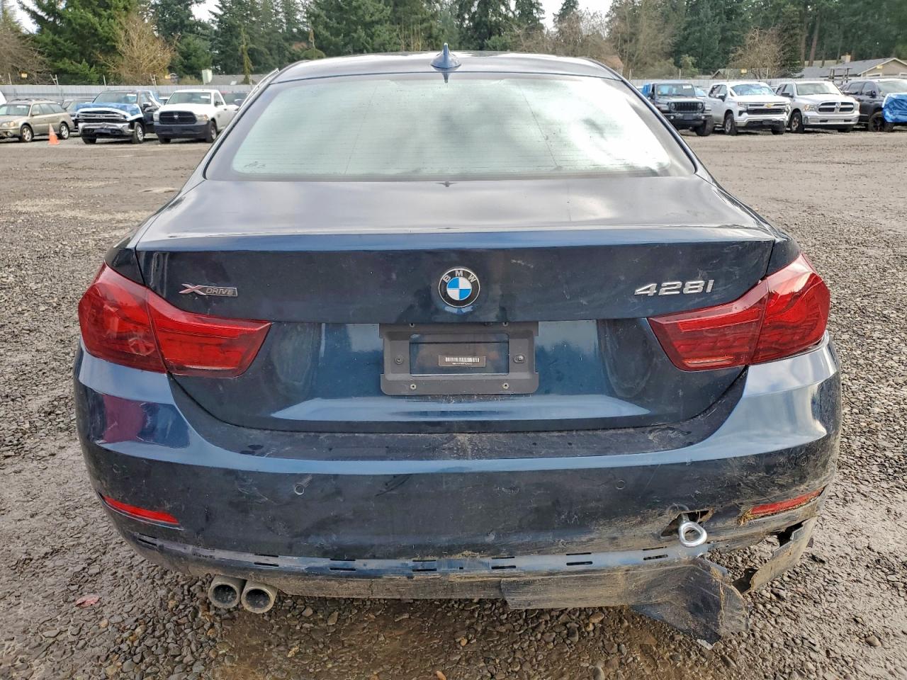 2014 Bmw 428 Xi Blue vin: WBA3N9C58EK244997