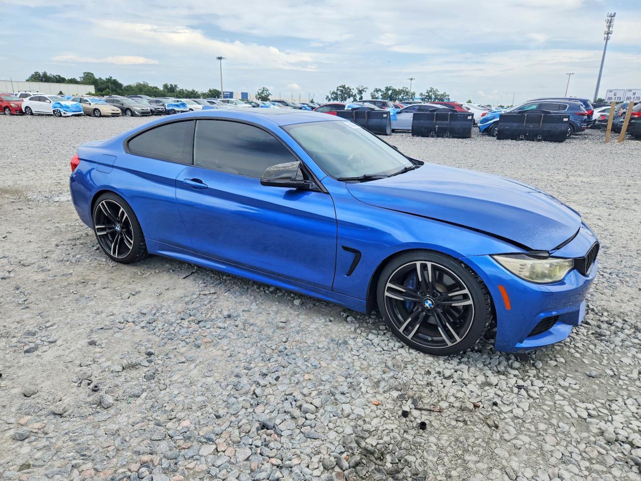 2014 Bmw 428 Xi Blue vin: WBA3N9C59EF720683
