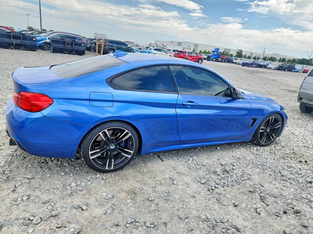 2014 Bmw 428 Xi Blue vin: WBA3N9C59EF720683